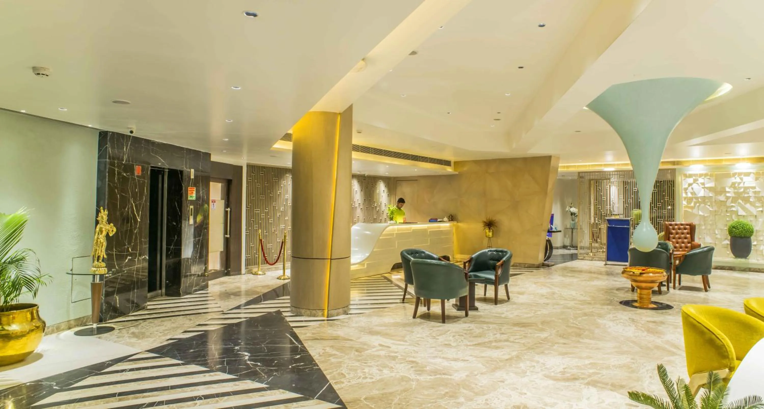 Lobby or reception in The Citi Residenci Hotel - Durgapur