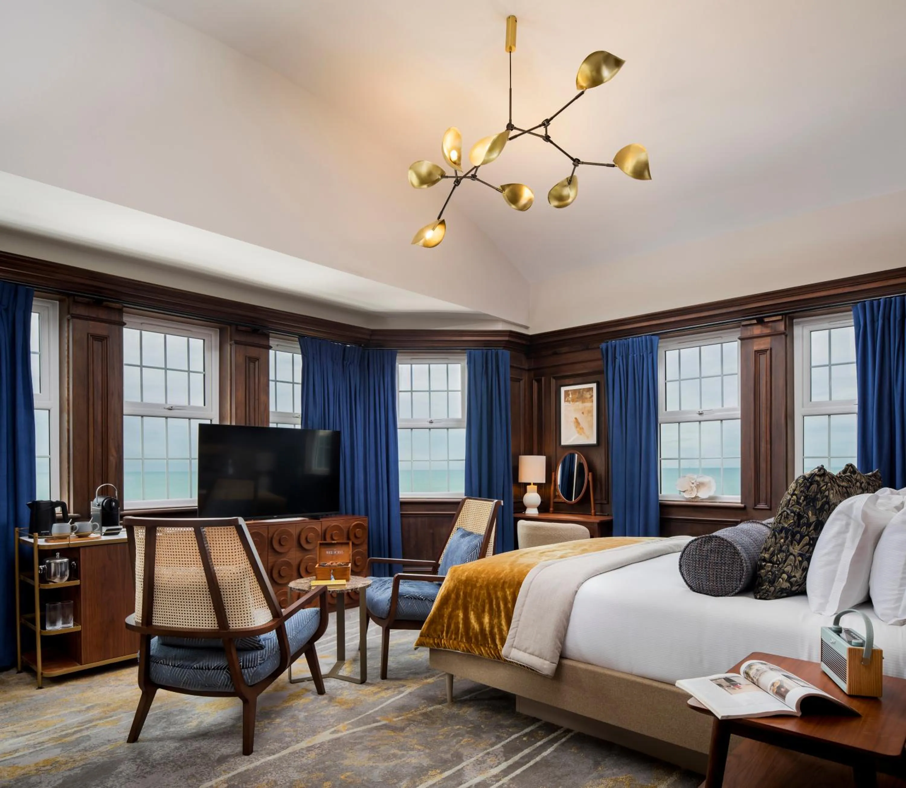 Spring, Bed in The White Horses by Everly Hotels Collection