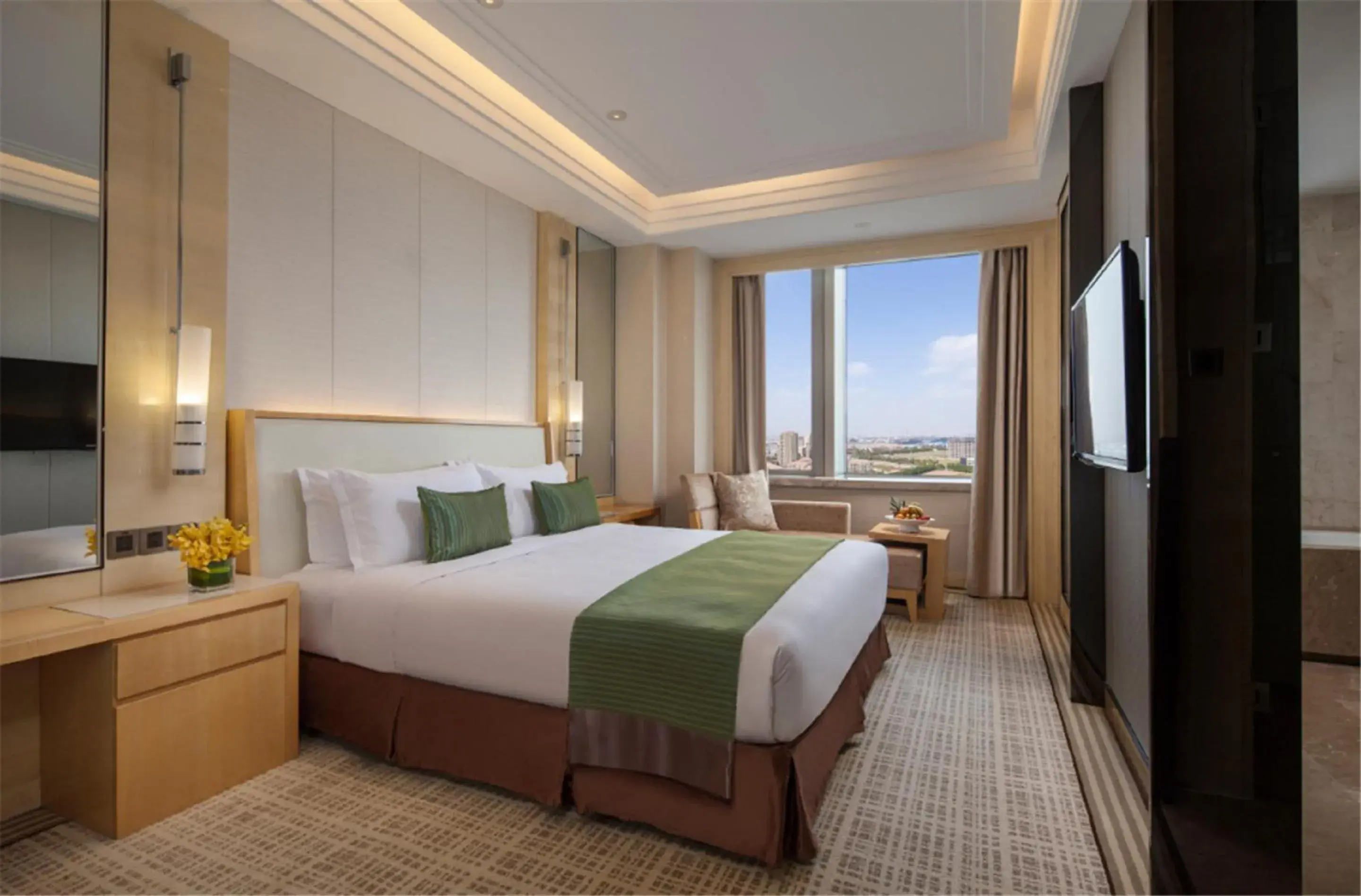 Queen Room - Disability Access - Smoking in Ramada Plaza Qiandeng Kunshan Queen Room - Disability Access - Smoking in Ramada Plaza Qiandeng Kunshan