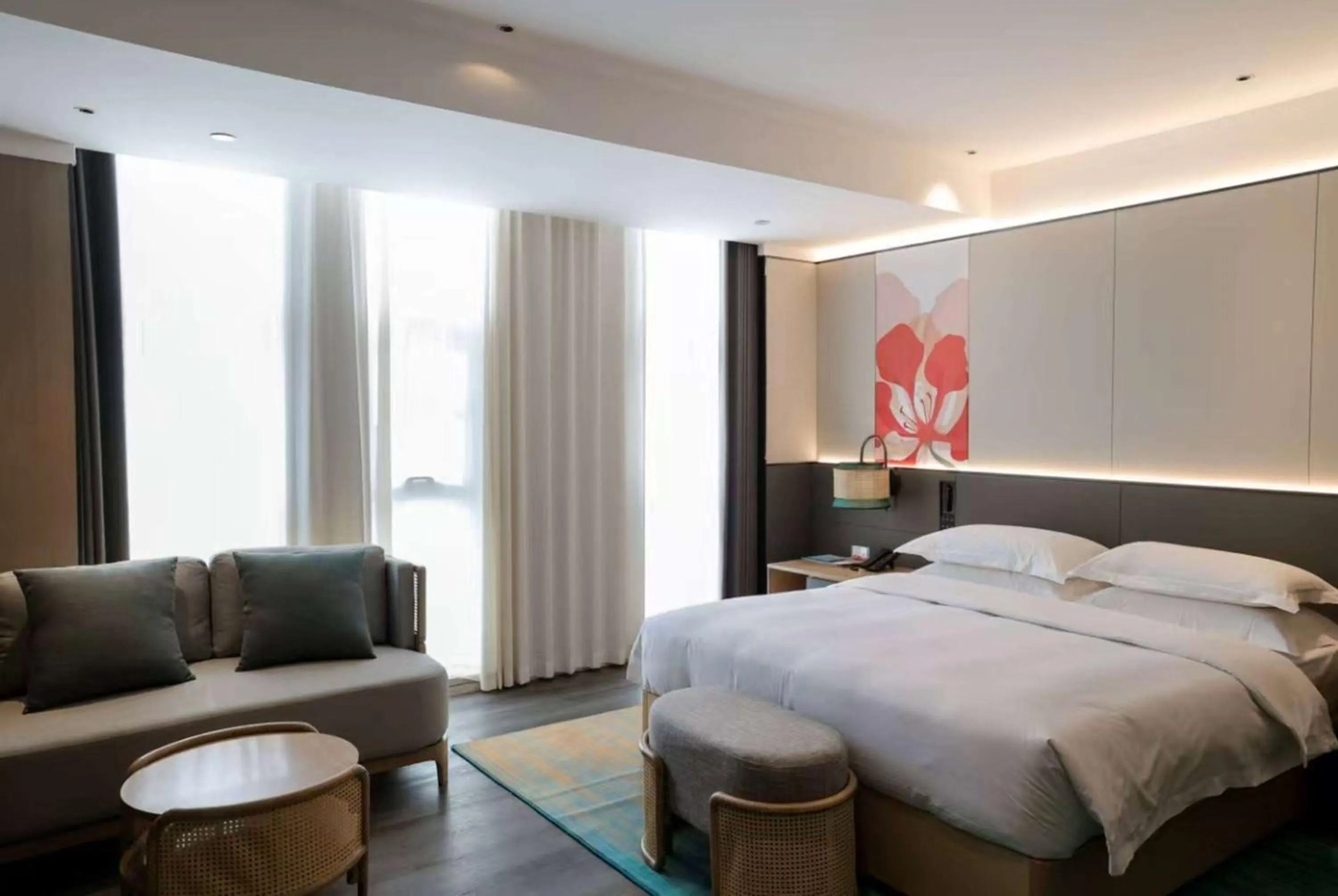Photo of the whole room, Bed in Ramada Yiyang Taojiang