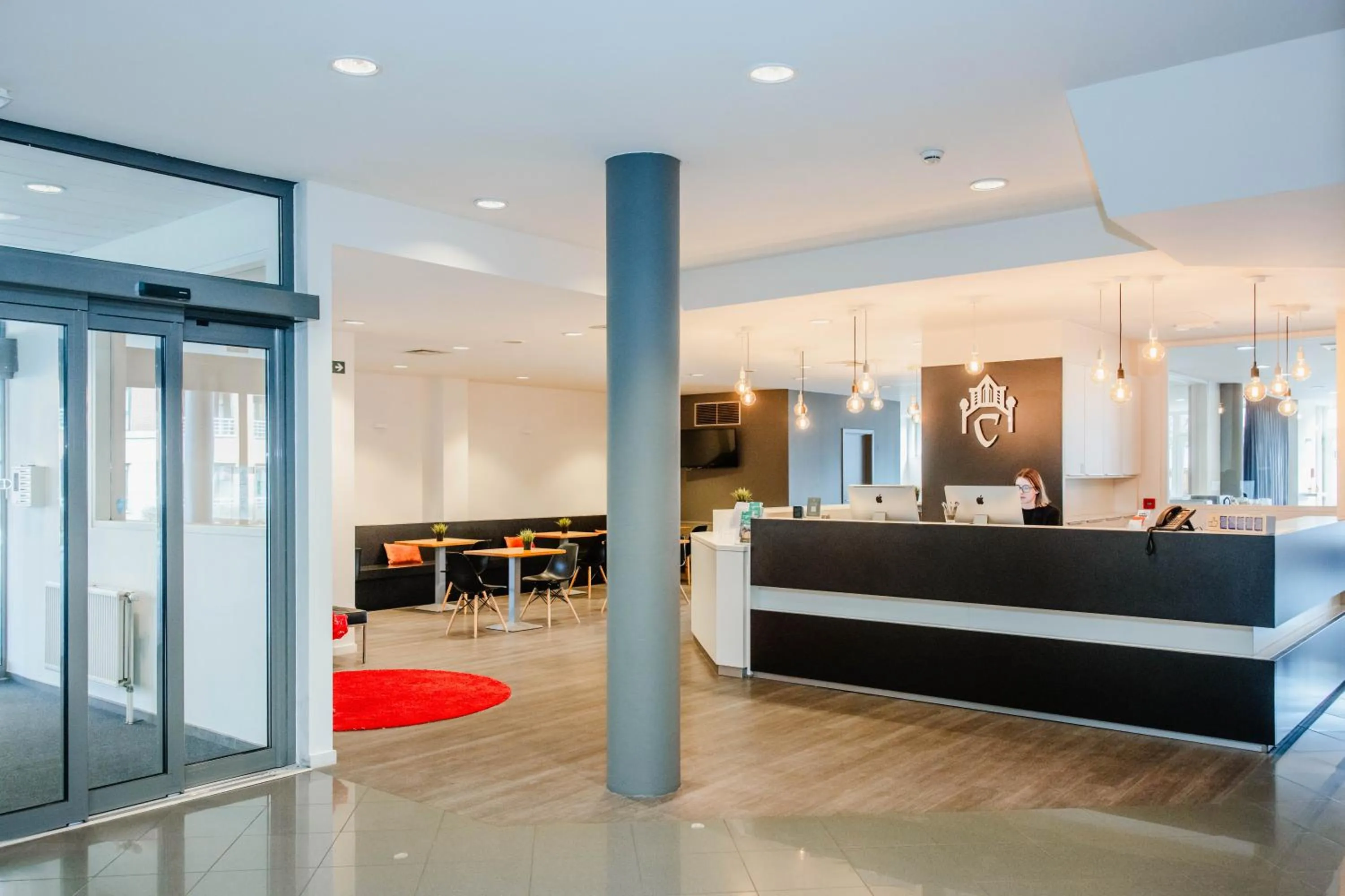 Lobby or reception in Hotel Corsendonk Viane