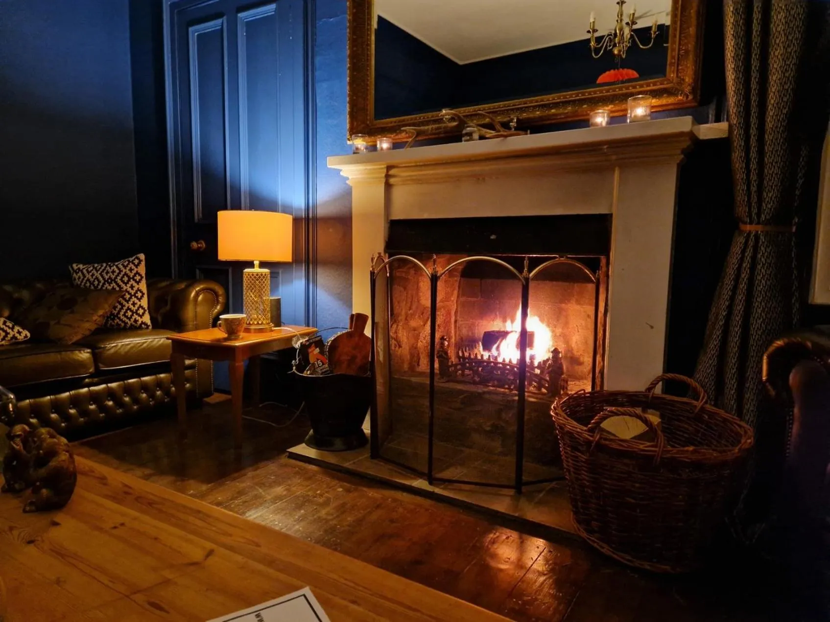 Seating area in Strathardle Lodge