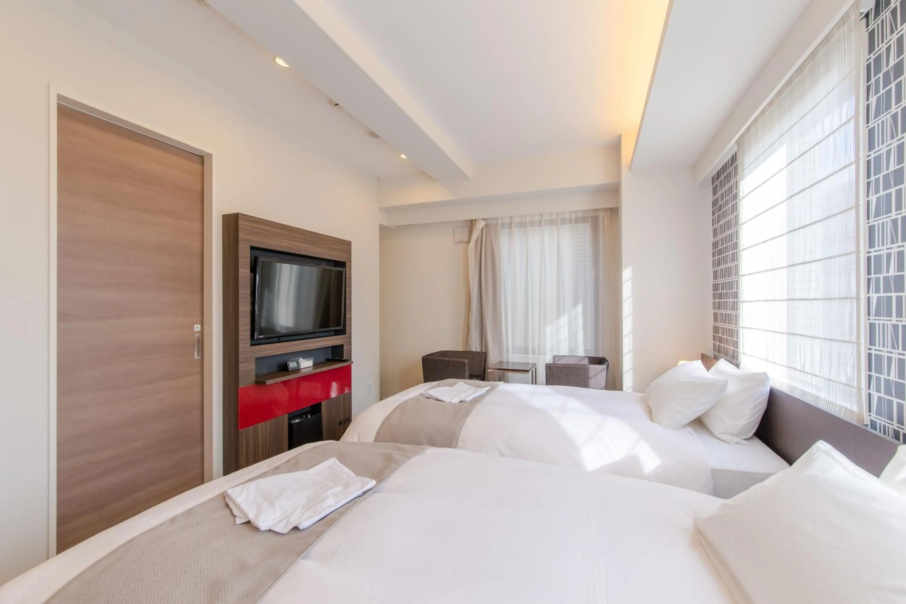 Photo of the whole room, Bed in Hotel M's Plus Shijo Omiya