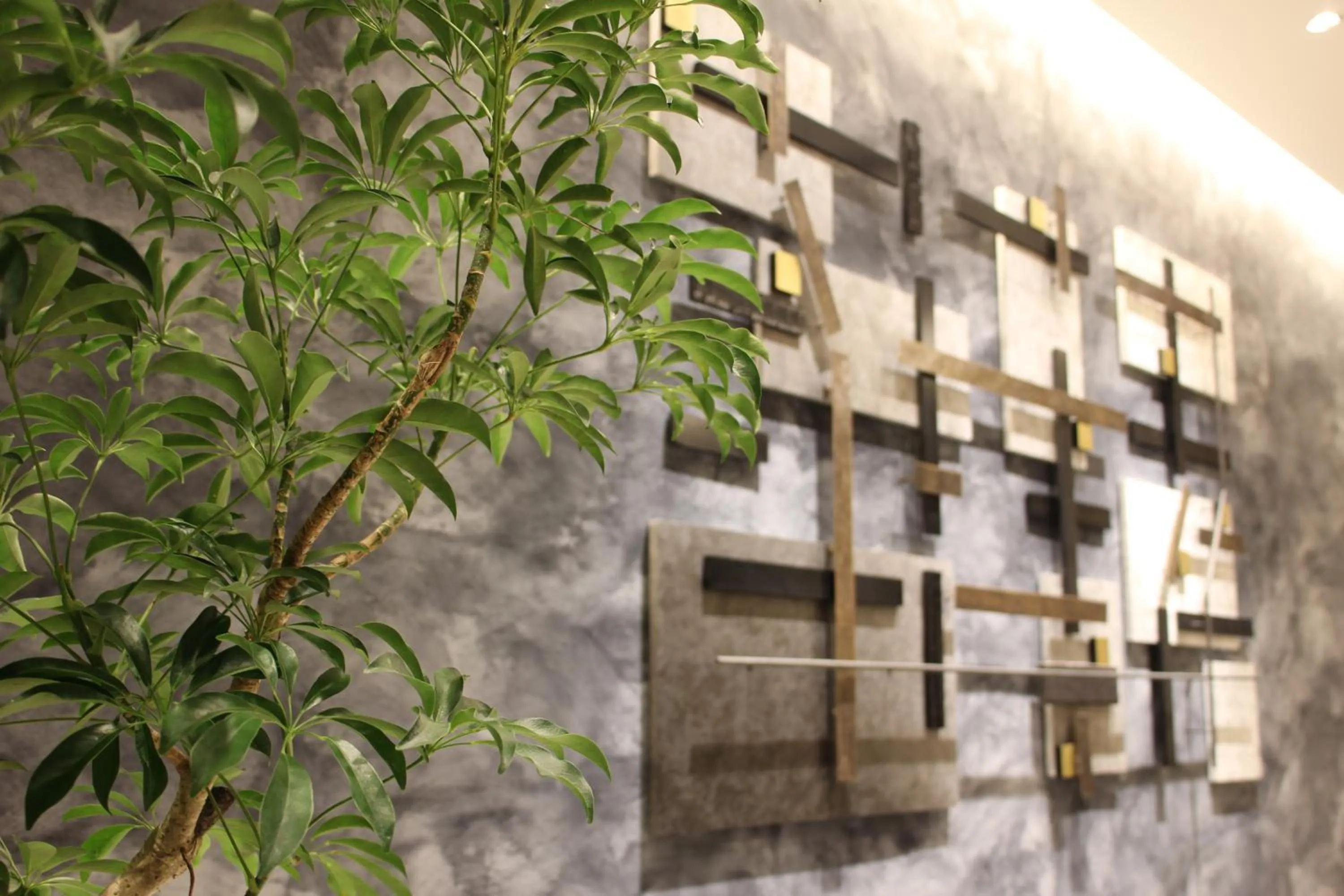 Decorative detail in Hotel M's Plus Shijo Omiya