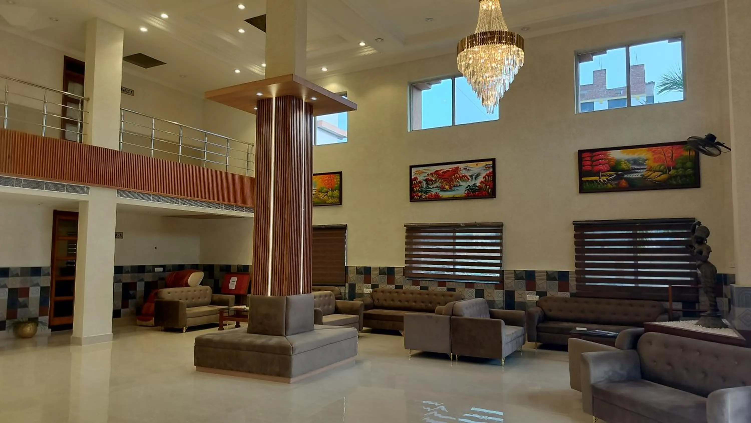 Lobby or reception in The Rajgir Residency