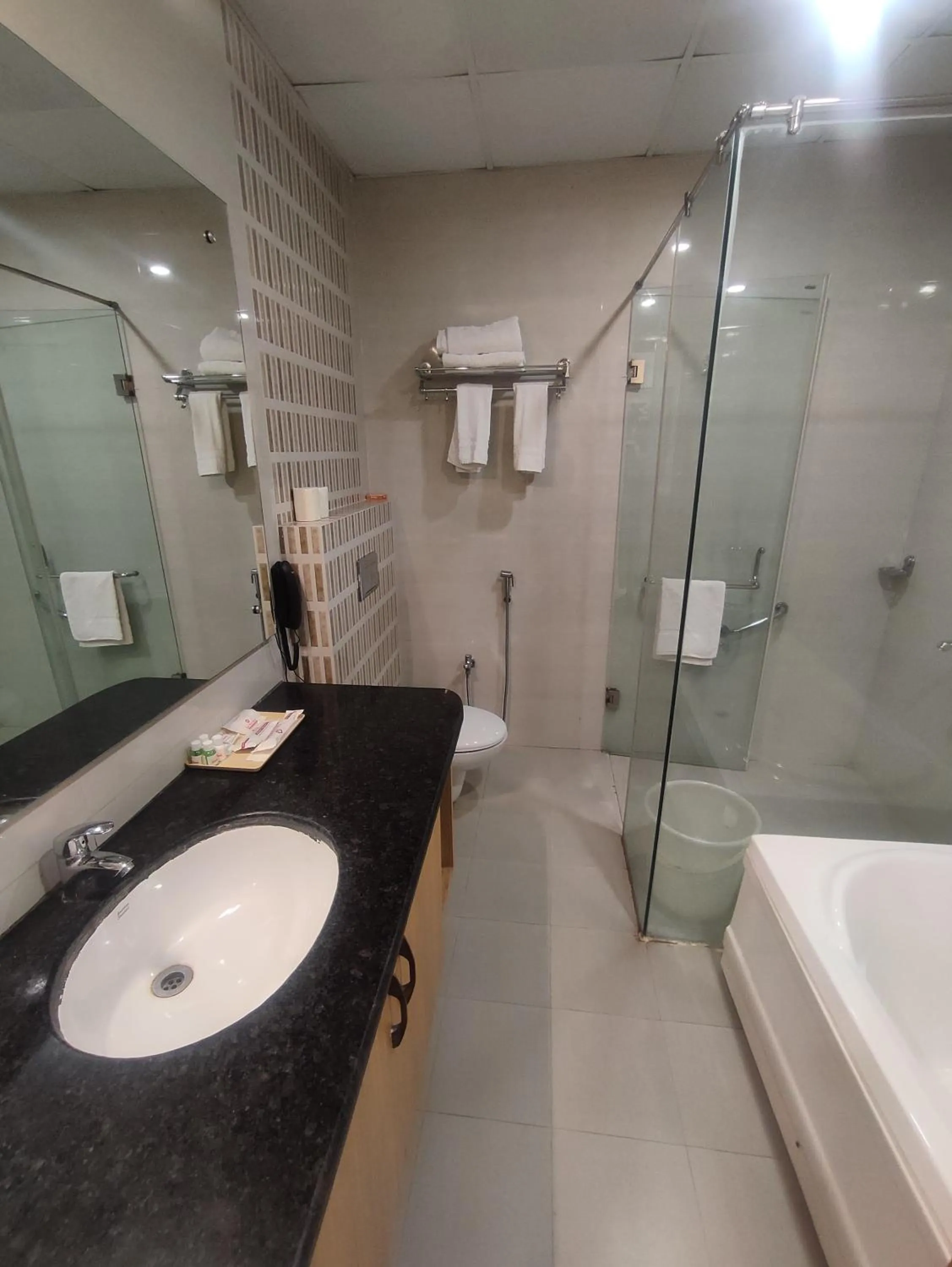 Shower in The Rajgir Residency