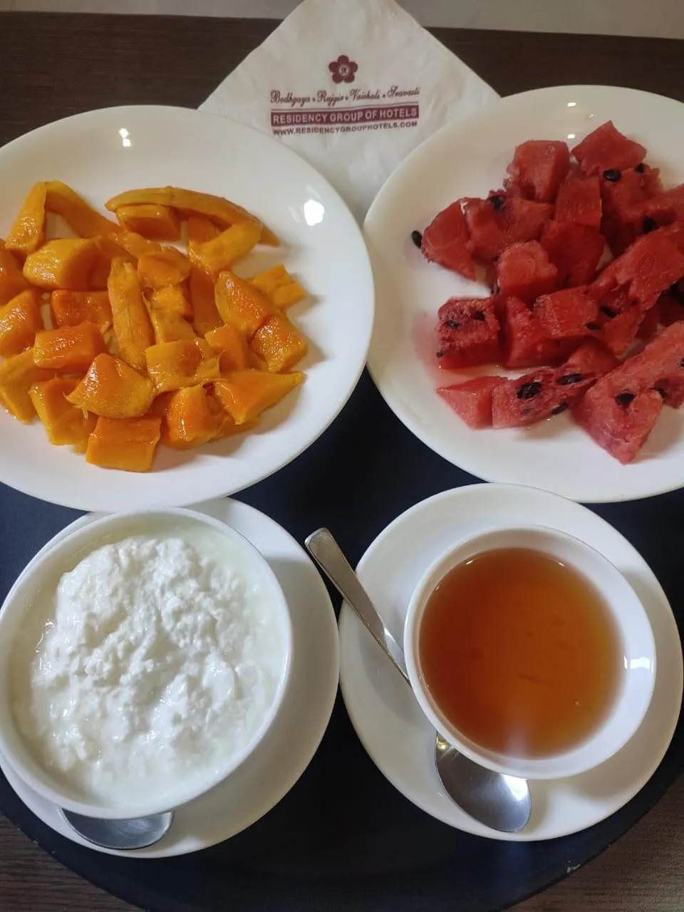 Asian breakfast in The Rajgir Residency