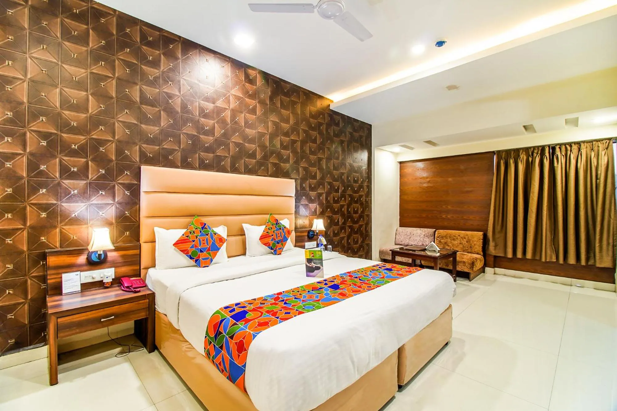 Bed in FabHotel Prime President- Bhopal Railway Station