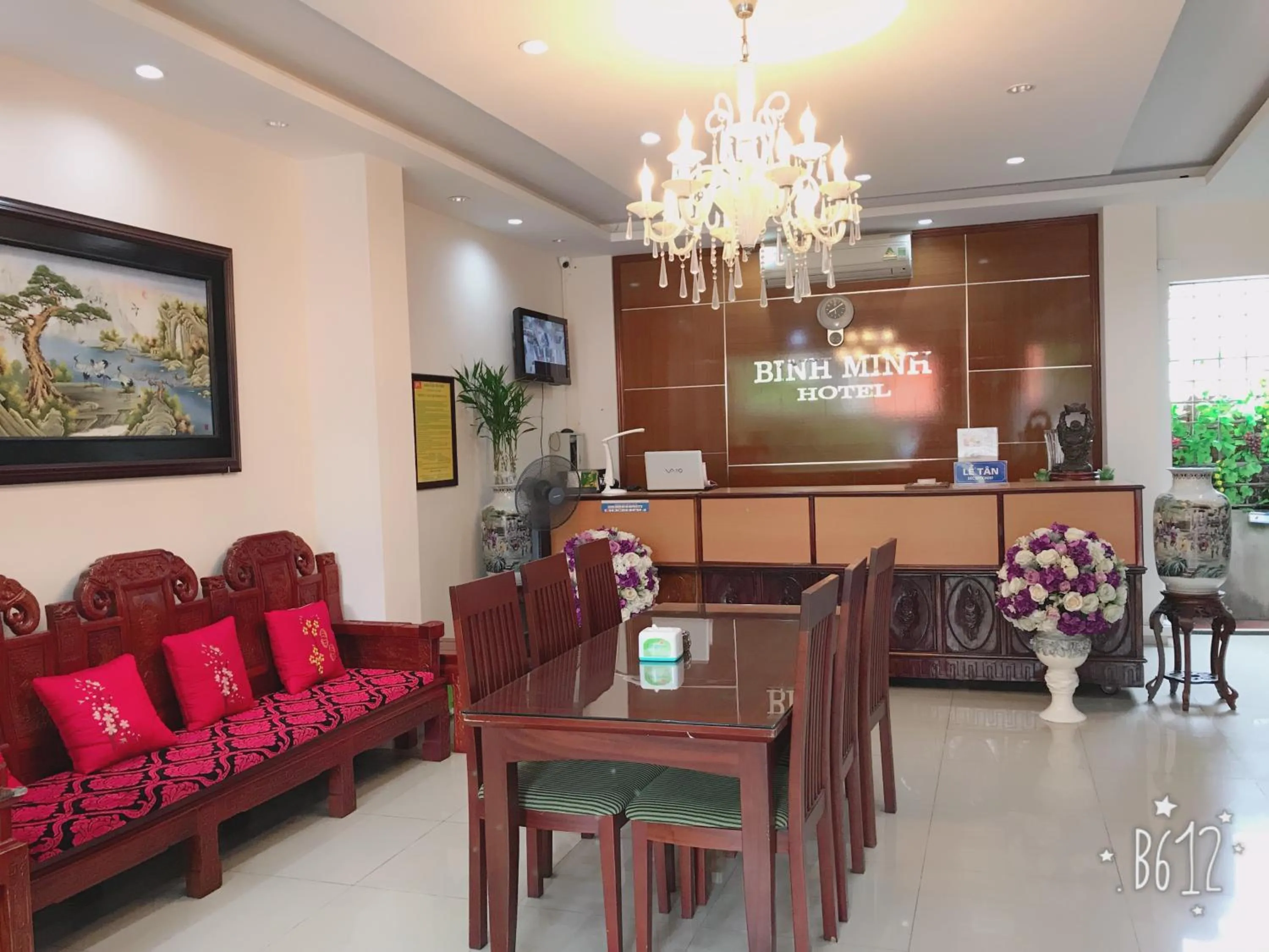 Living room in Binh Minh Hotel