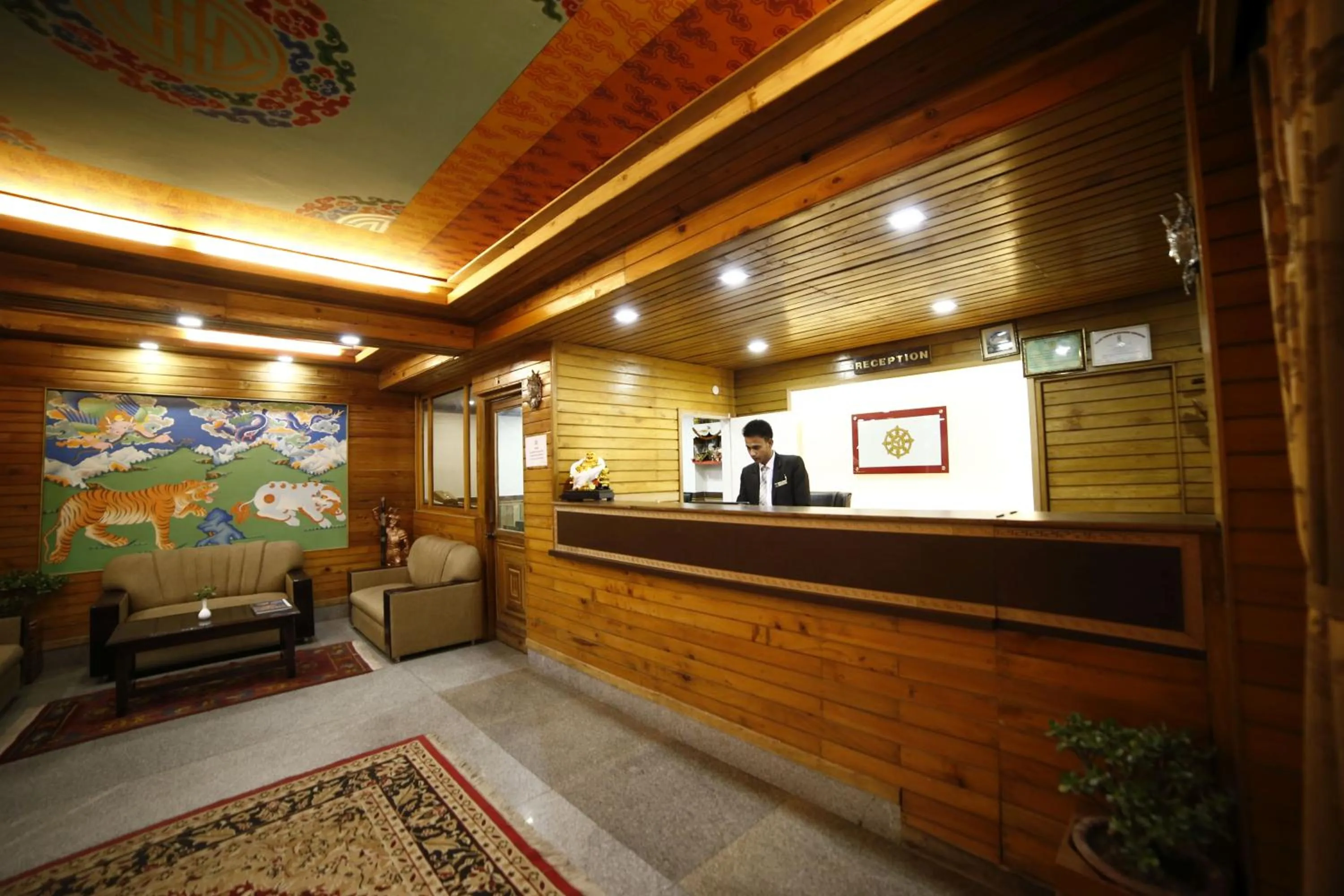 Lobby or reception in Sikkim Tourist Centre