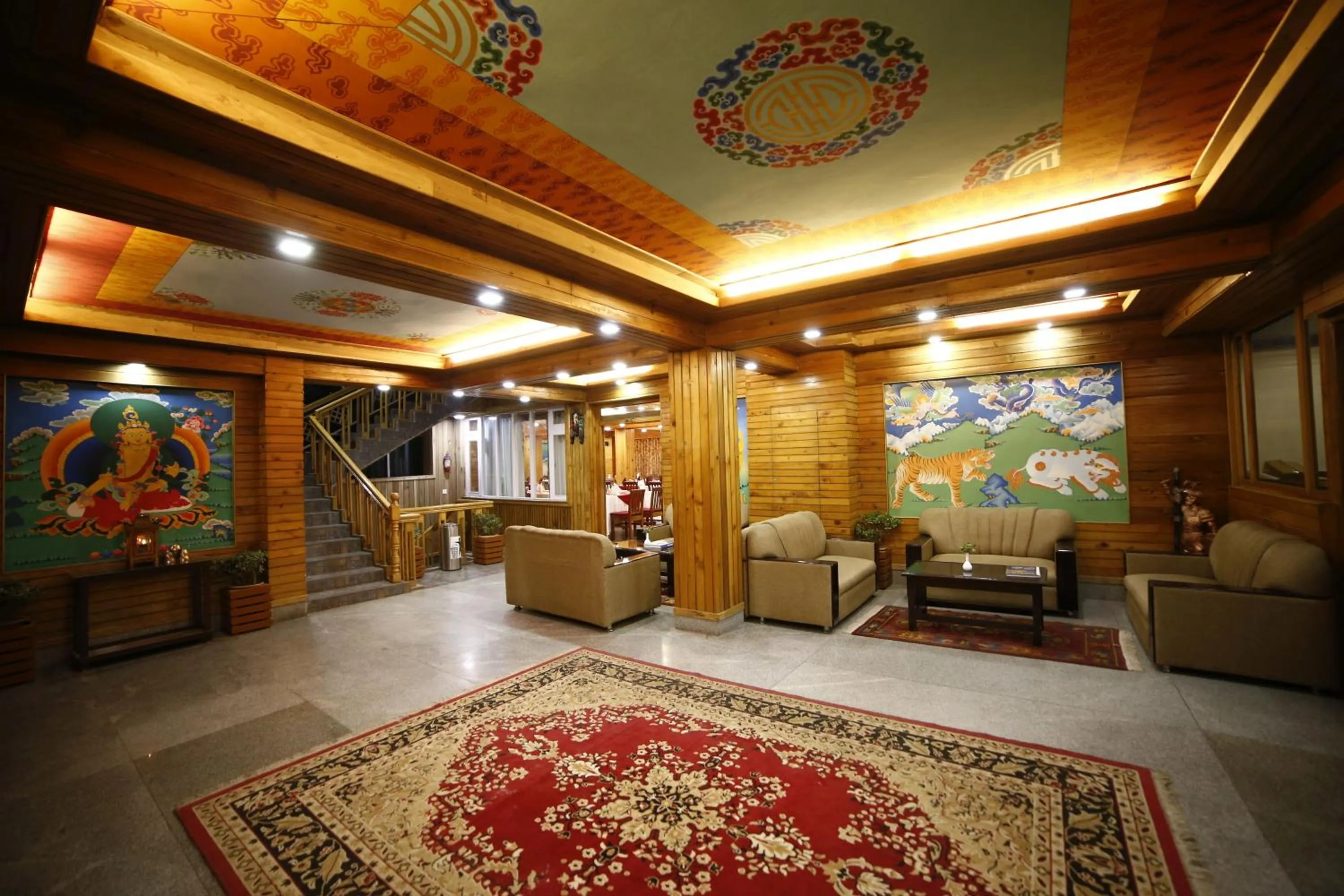 Lobby or reception in Sikkim Tourist Centre
