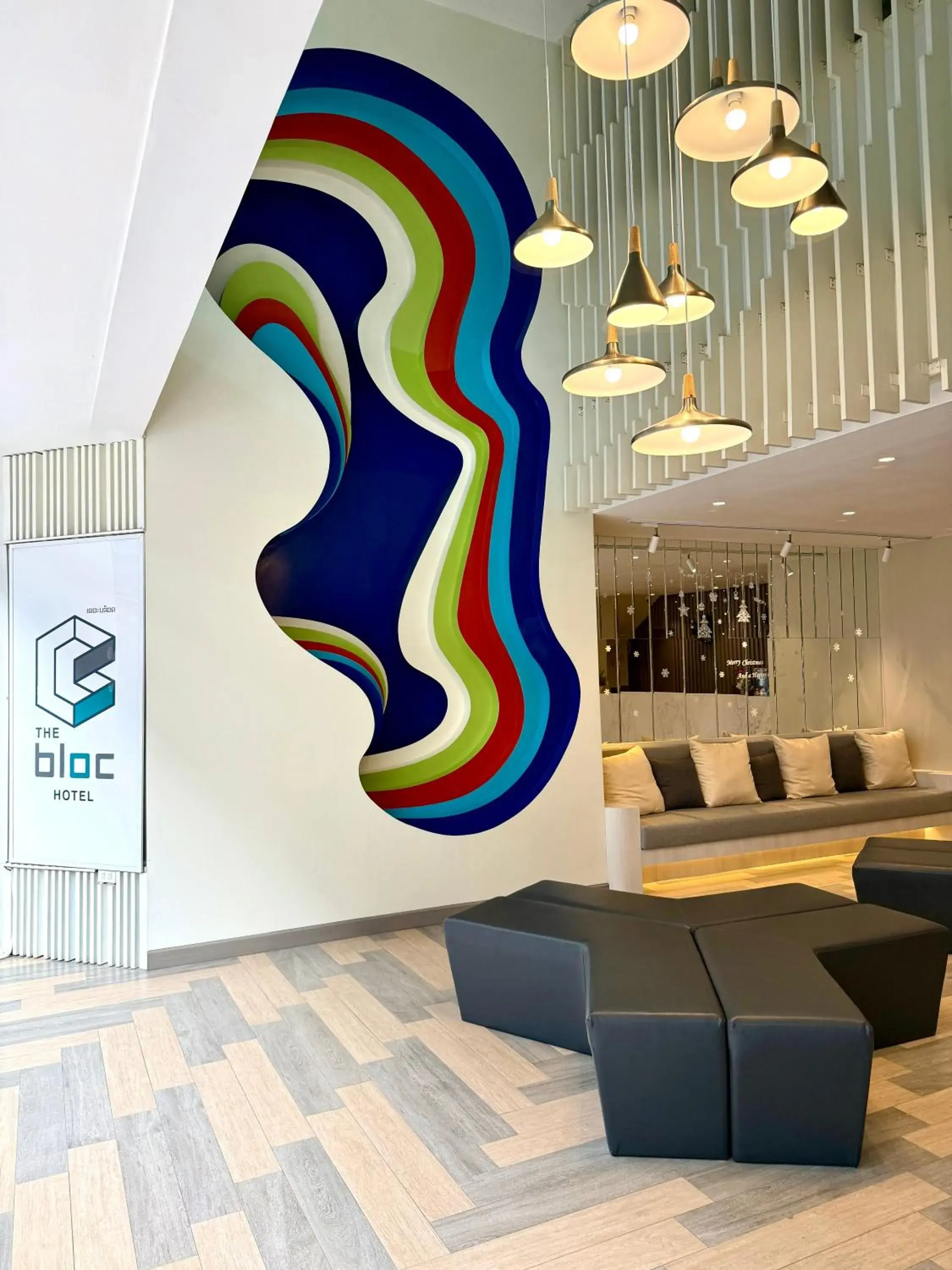 Lobby or reception in The Bloc Hotel Phuket - SHA Extra Plus Lobby or reception in The Bloc Hotel Phuket - SHA Extra Plus