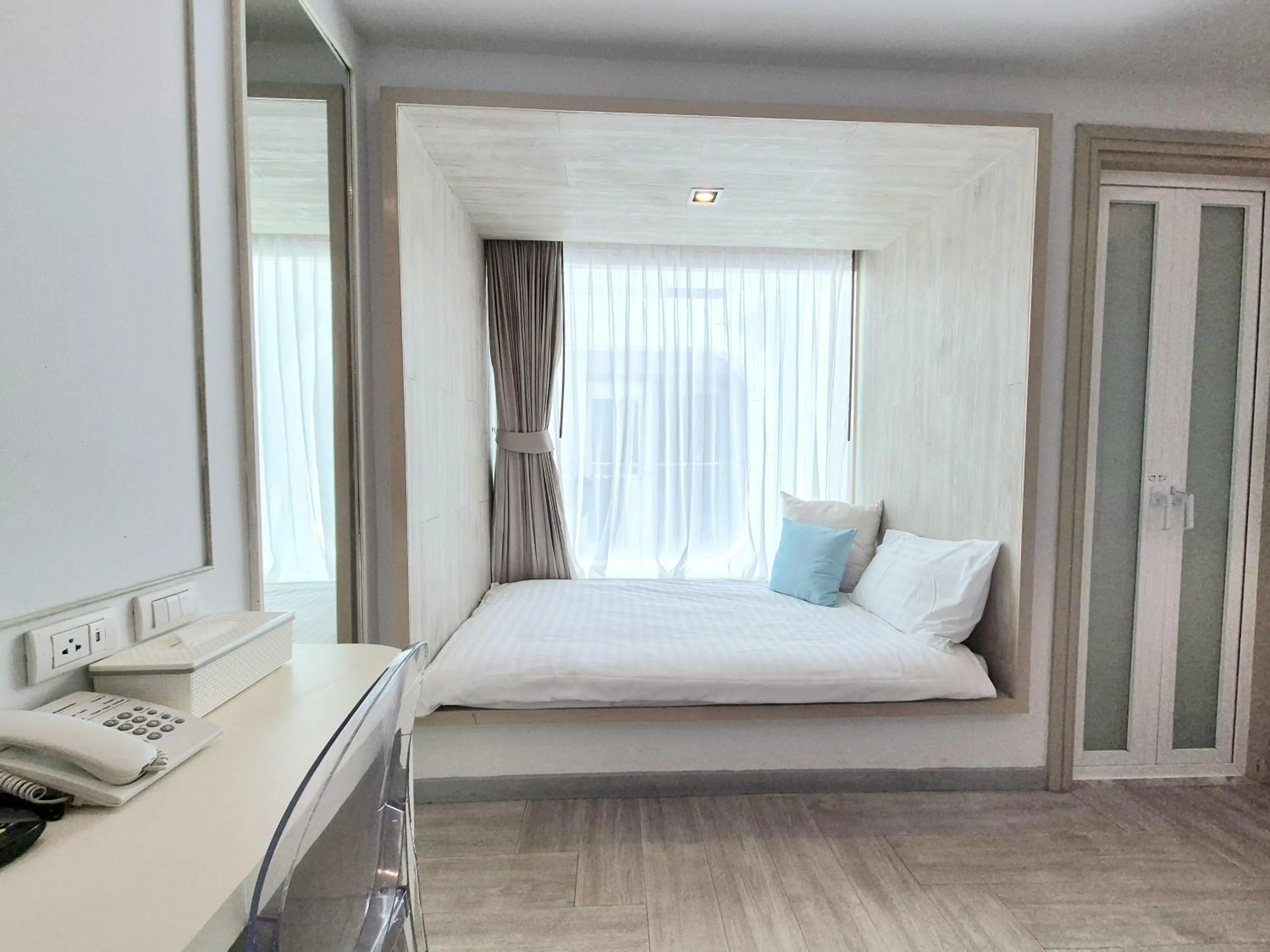 Bed in The Bloc Hotel Phuket