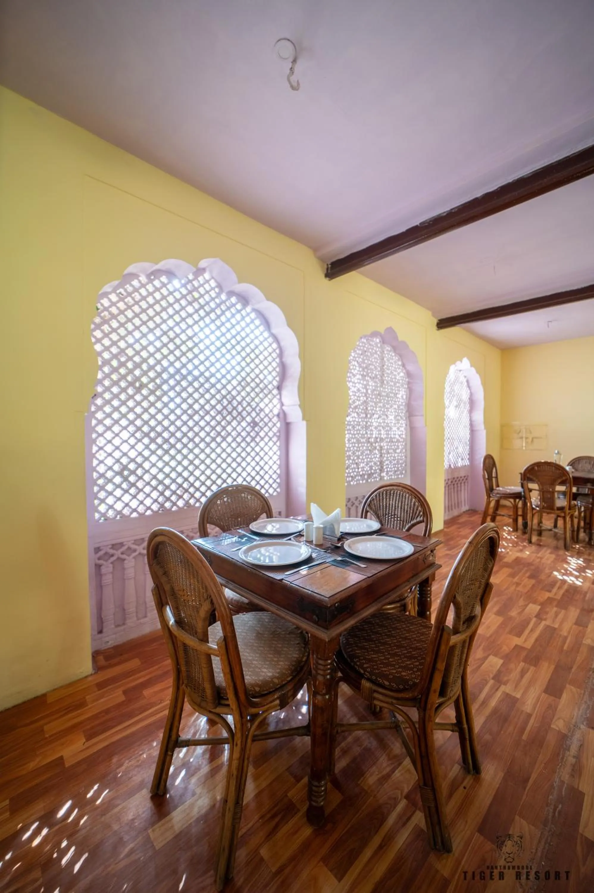 Dining area in Ranthambore Tiger Resort