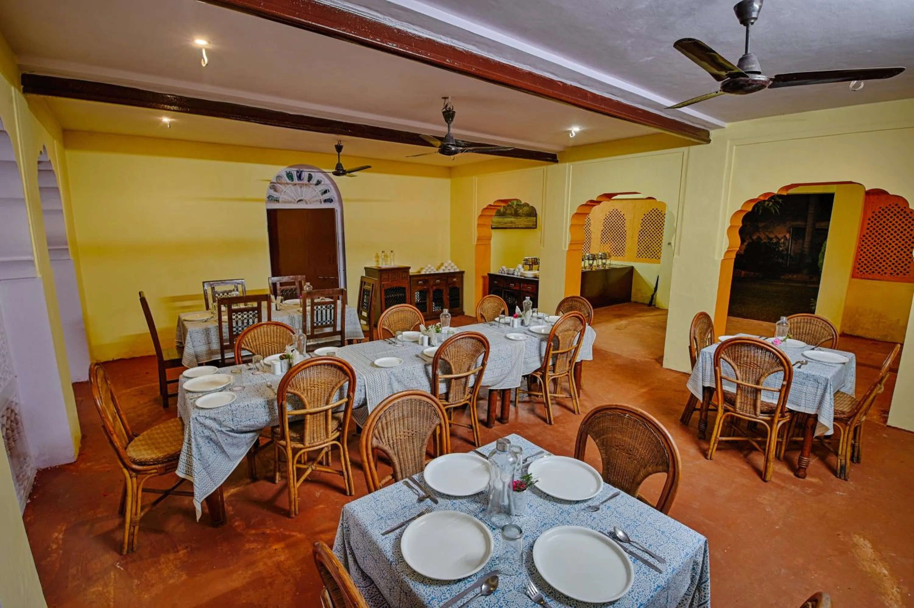 Dining area in Ranthambore Tiger Resort