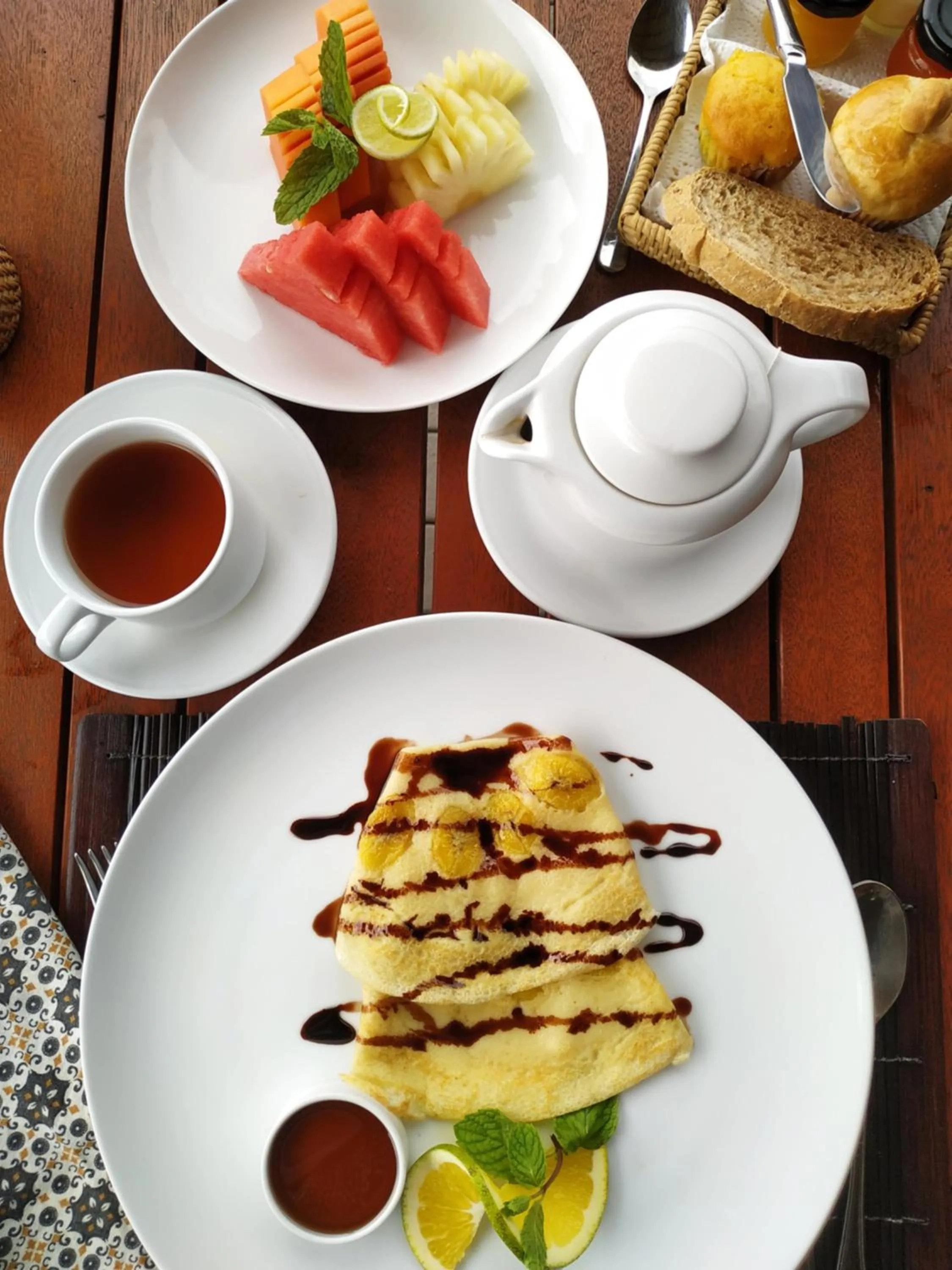 Breakfast in Suarapura Resort & Spa
