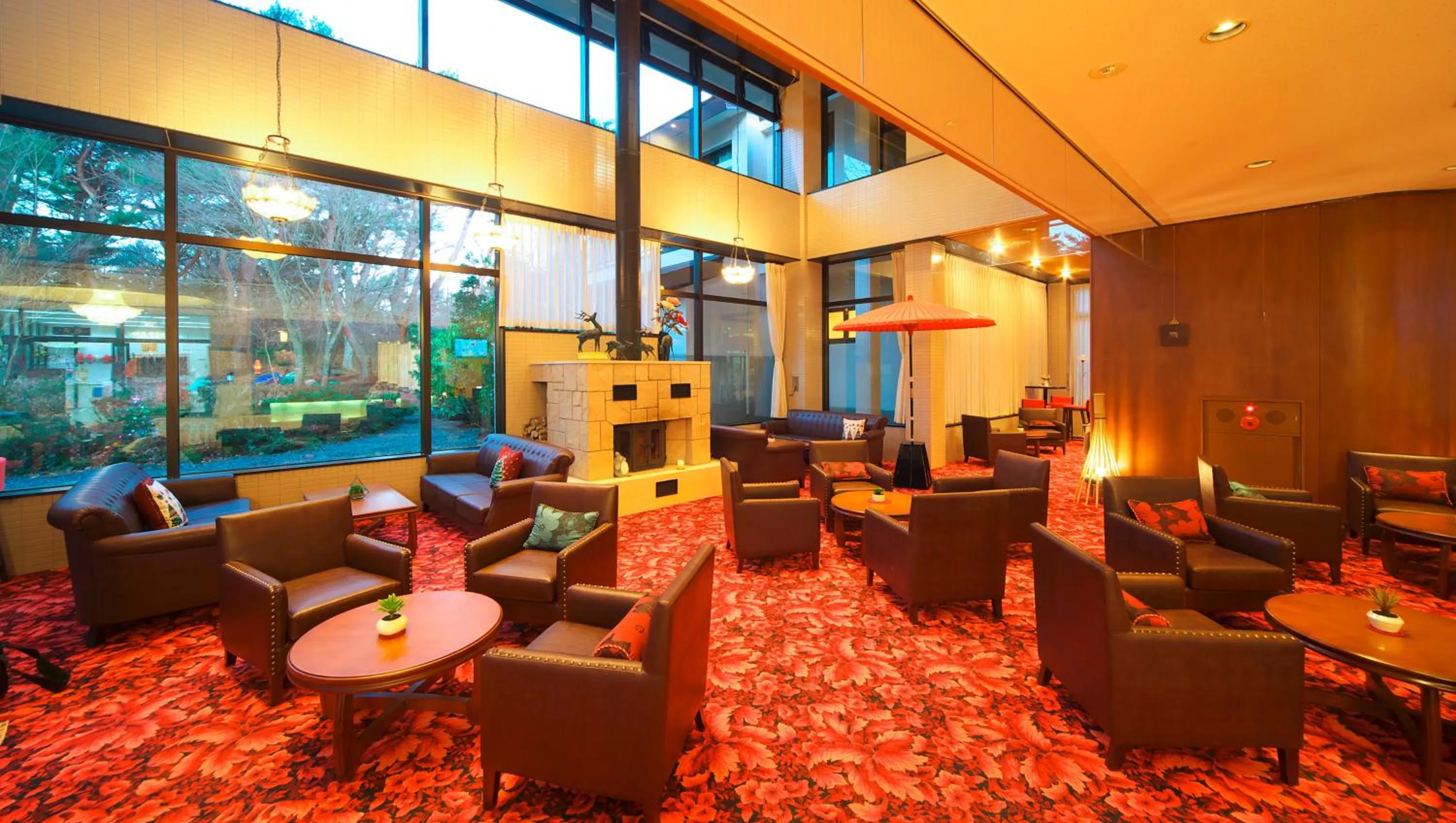 Lobby or reception in Motosu Phoenix Hotel