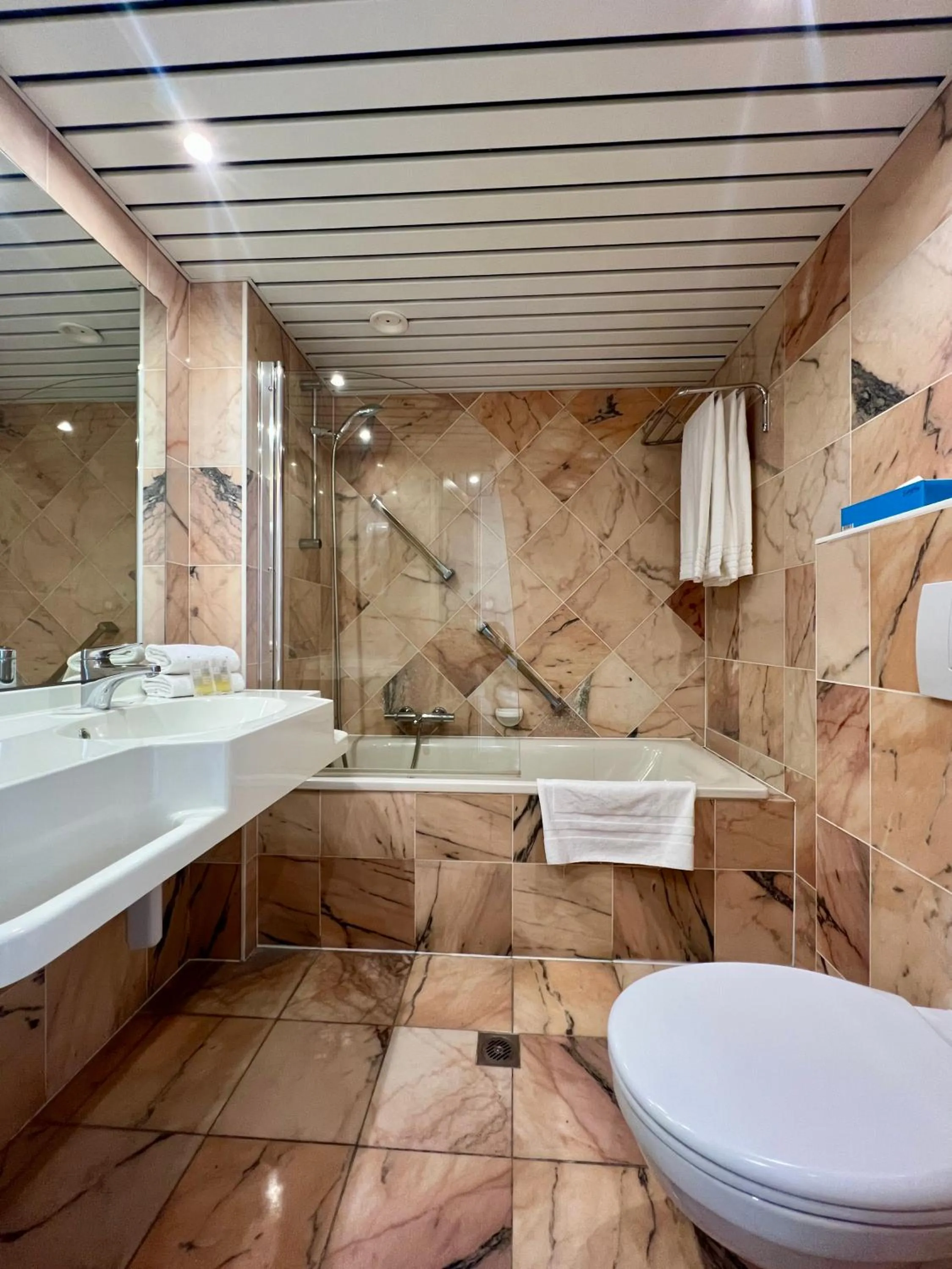 Shower in Bedford Hotel Brussels