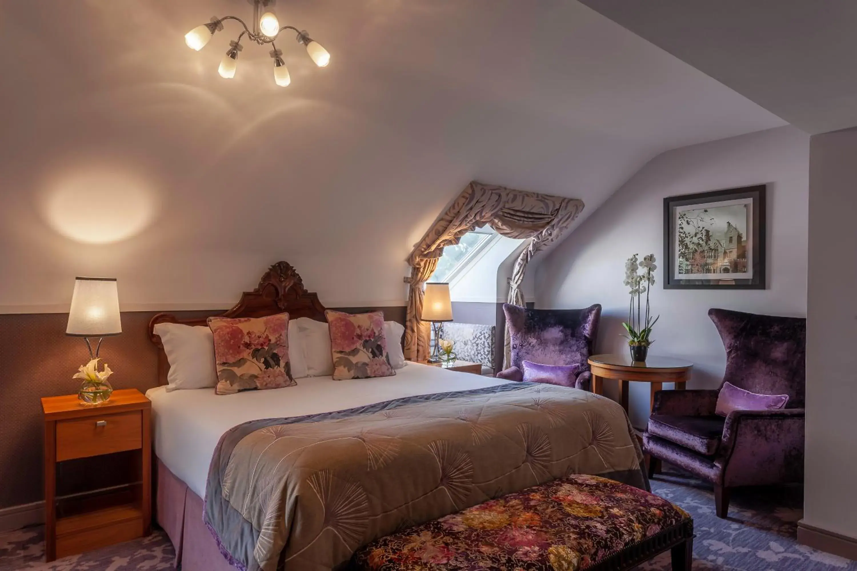 Bedroom, Bed in Clontarf Castle Hotel Bedroom, Bed in Clontarf Castle Hotel