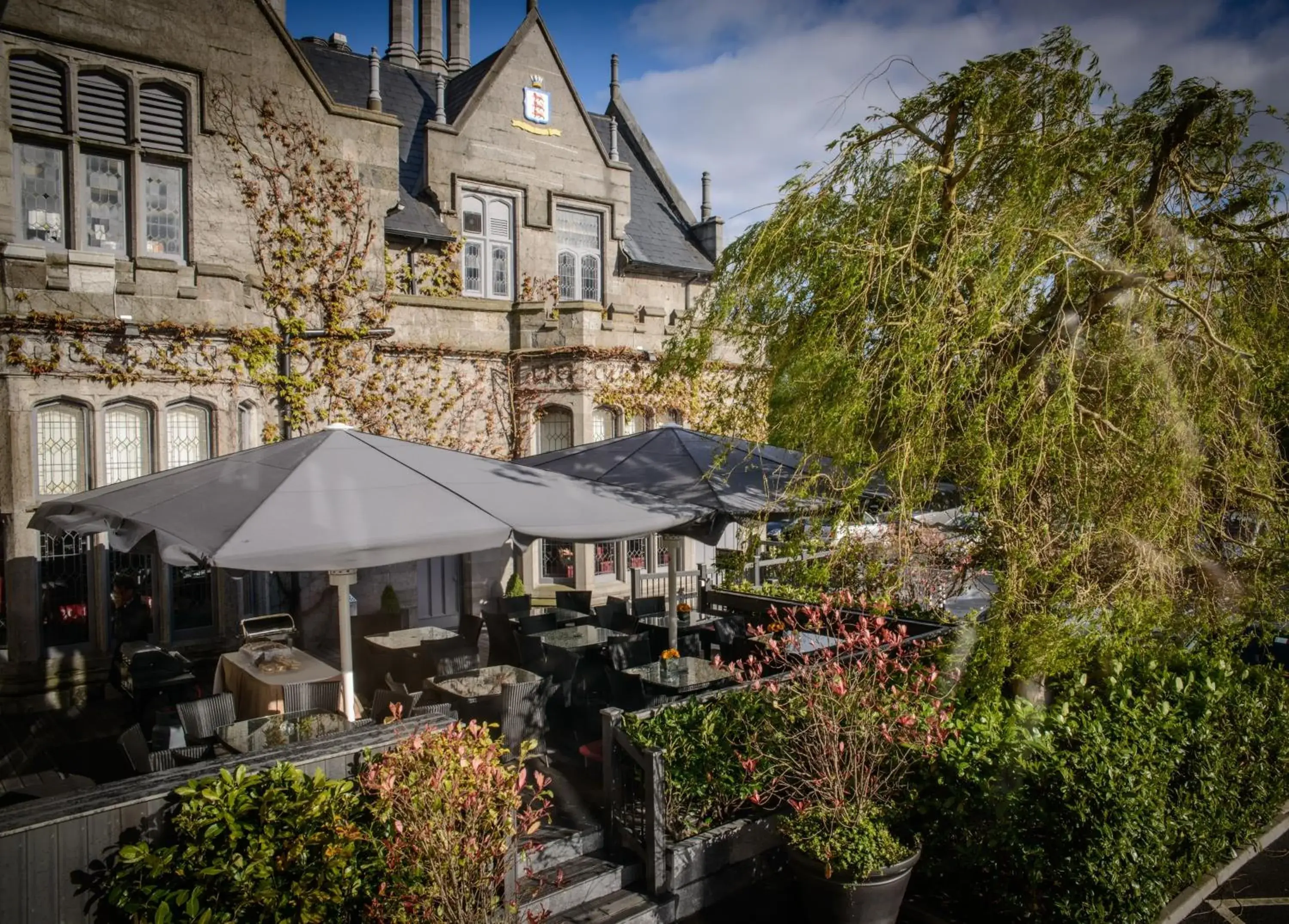Facade/entrance in Clontarf Castle Hotel Facade/entrance in Clontarf Castle Hotel