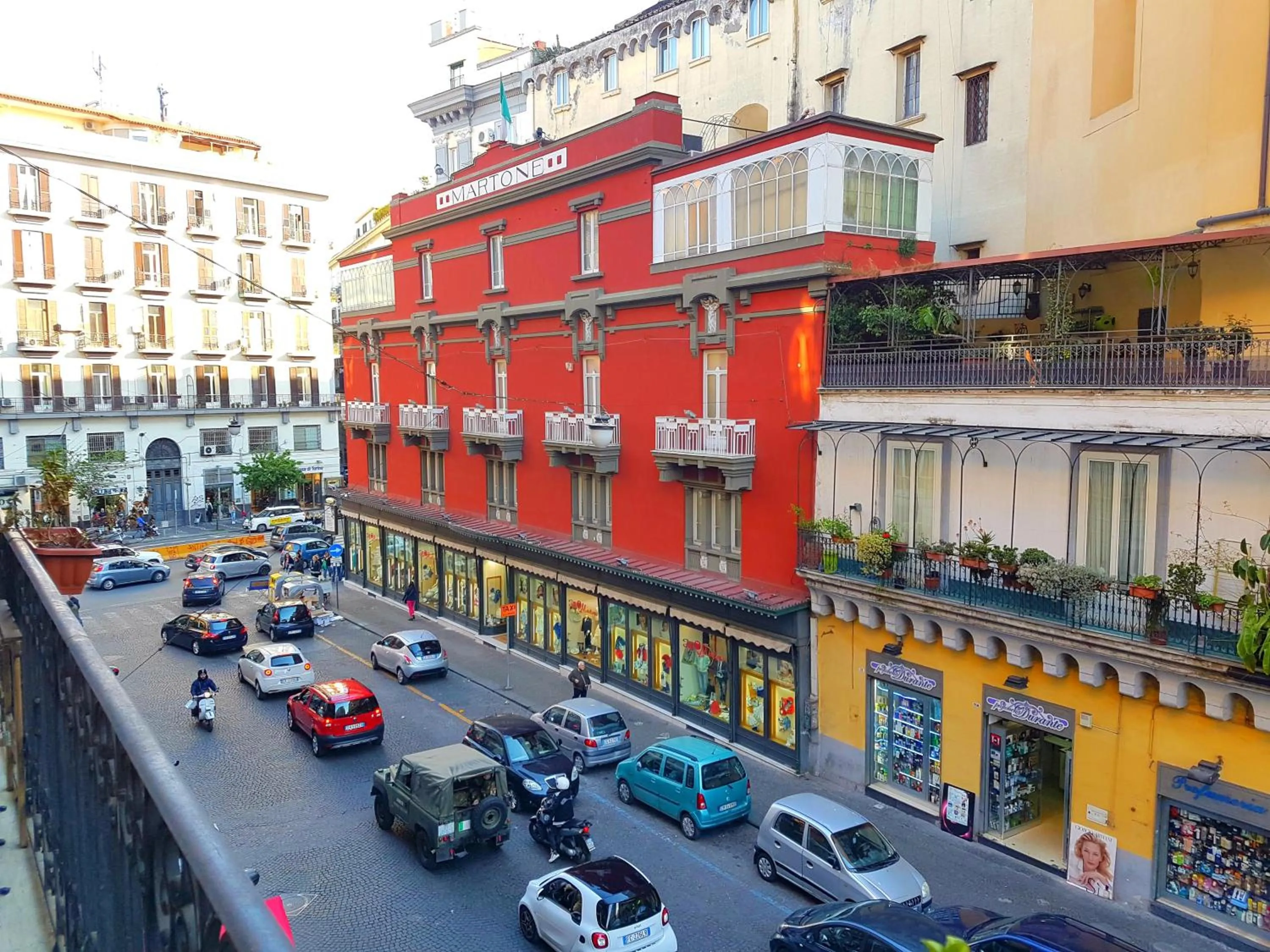 City view in B&B A Durmì