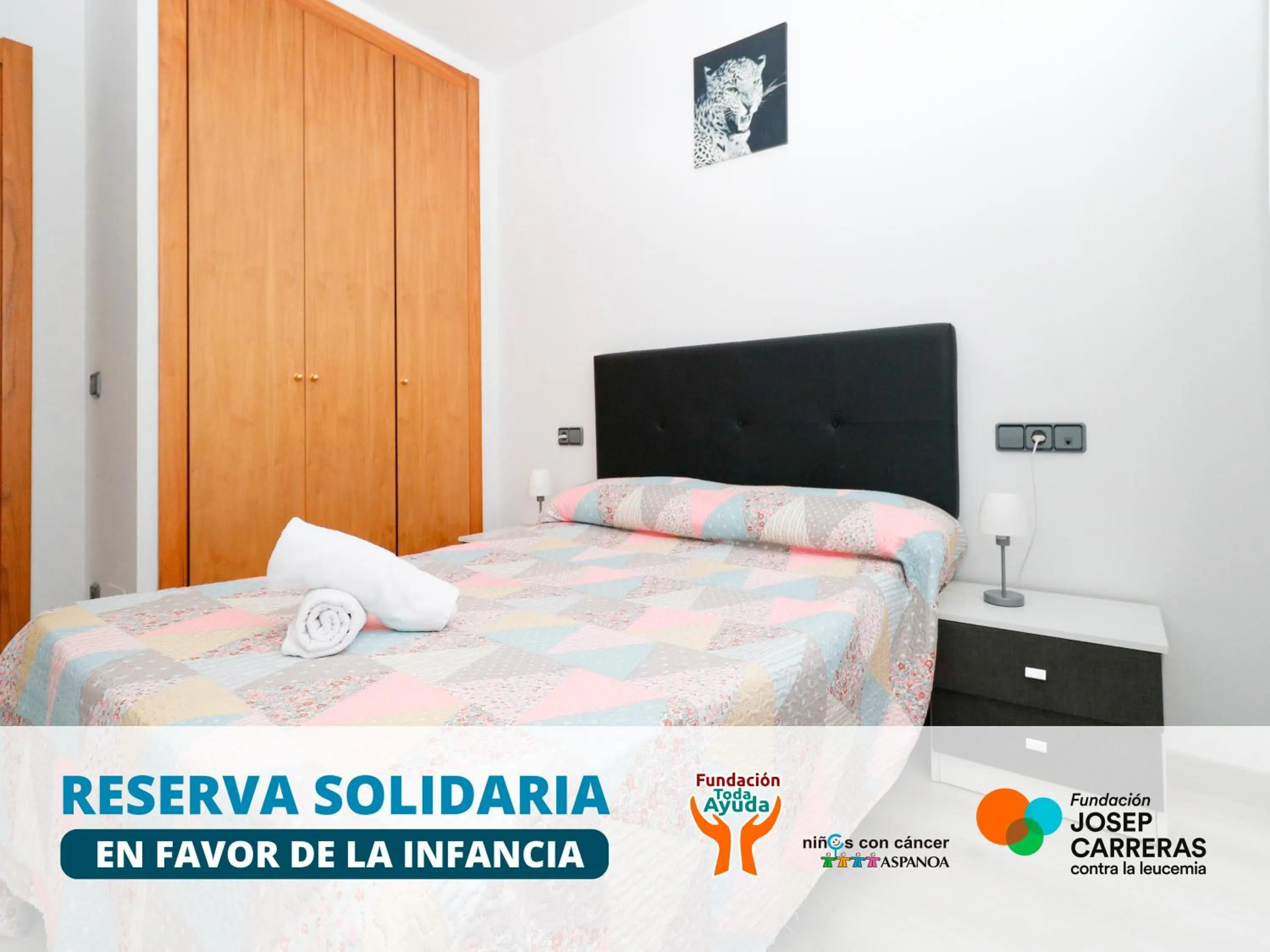 Bed in Apartamentos Araco 3000