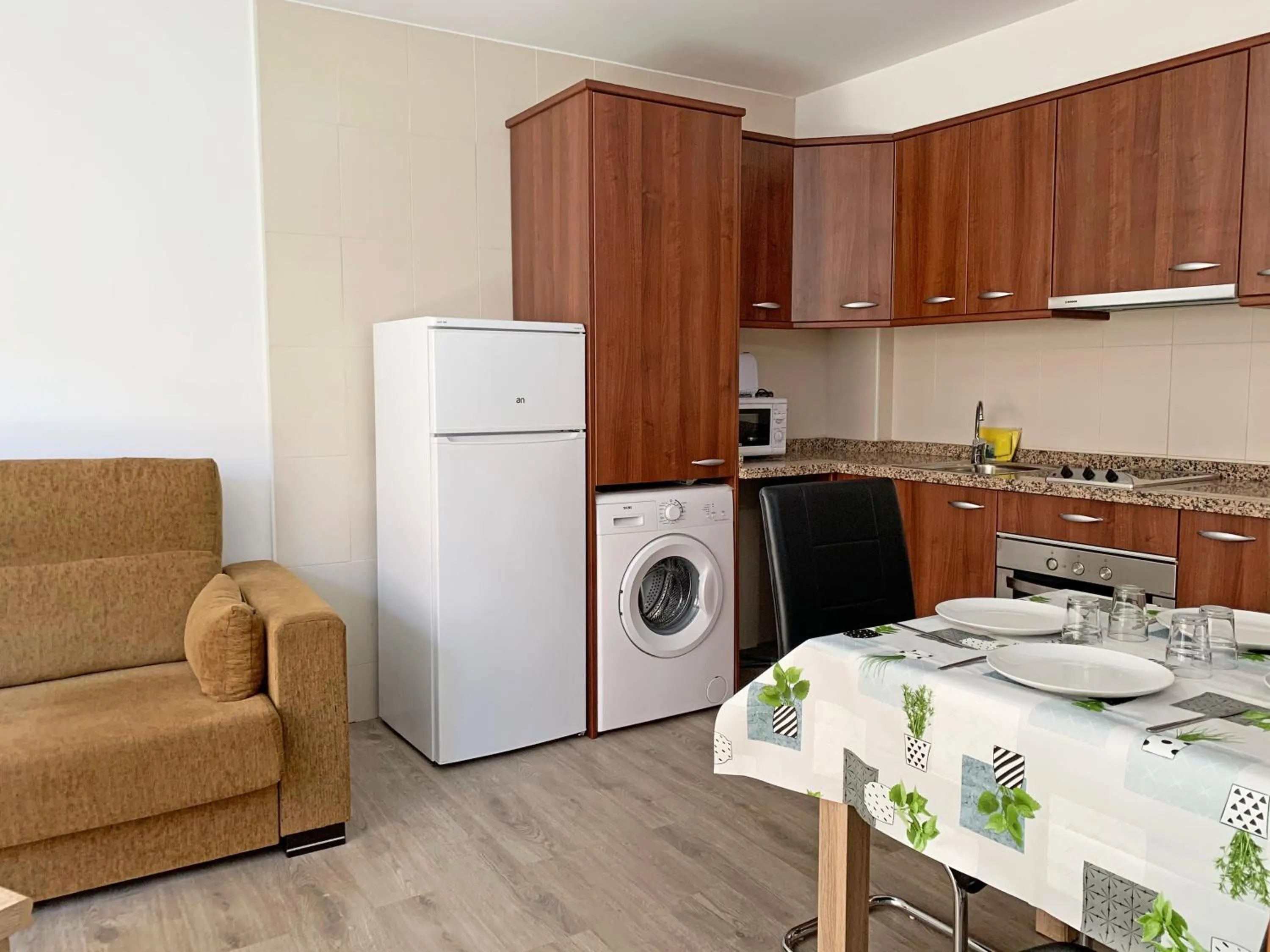 Kitchen or kitchenette in Apartamentos Araco 3000