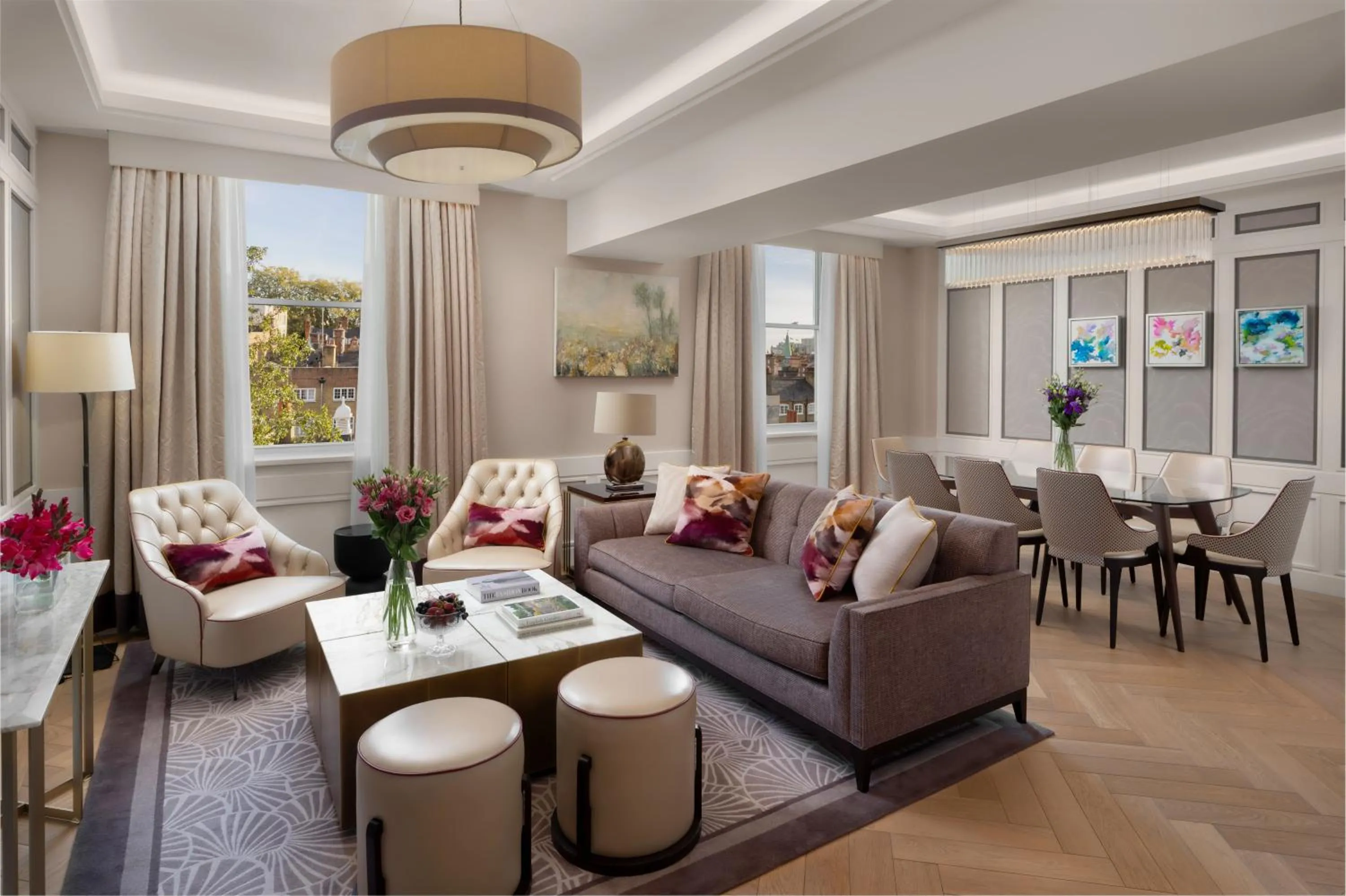 Living room in The Biltmore Mayfair