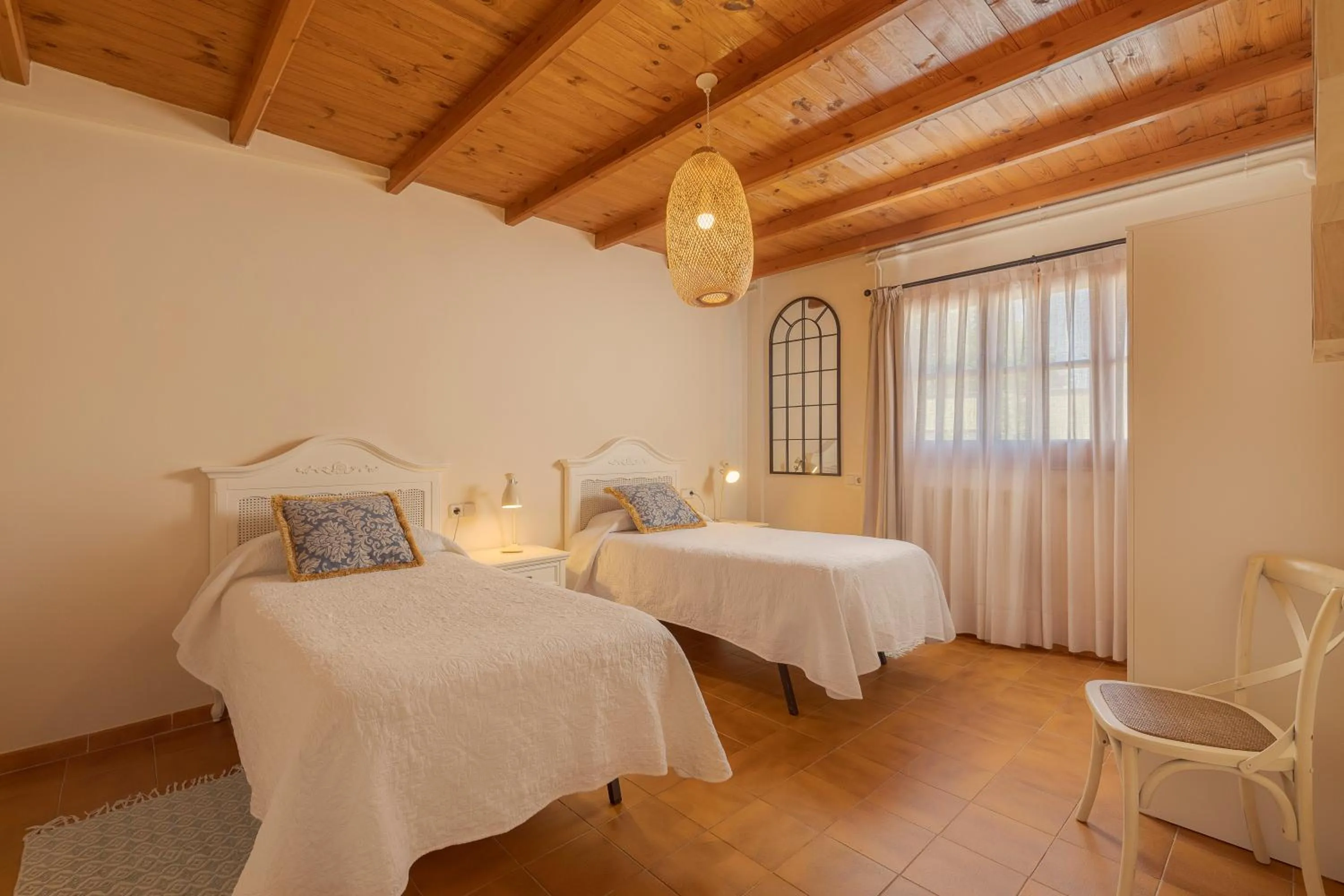 Decorative detail, Bed in Masos Can Sot