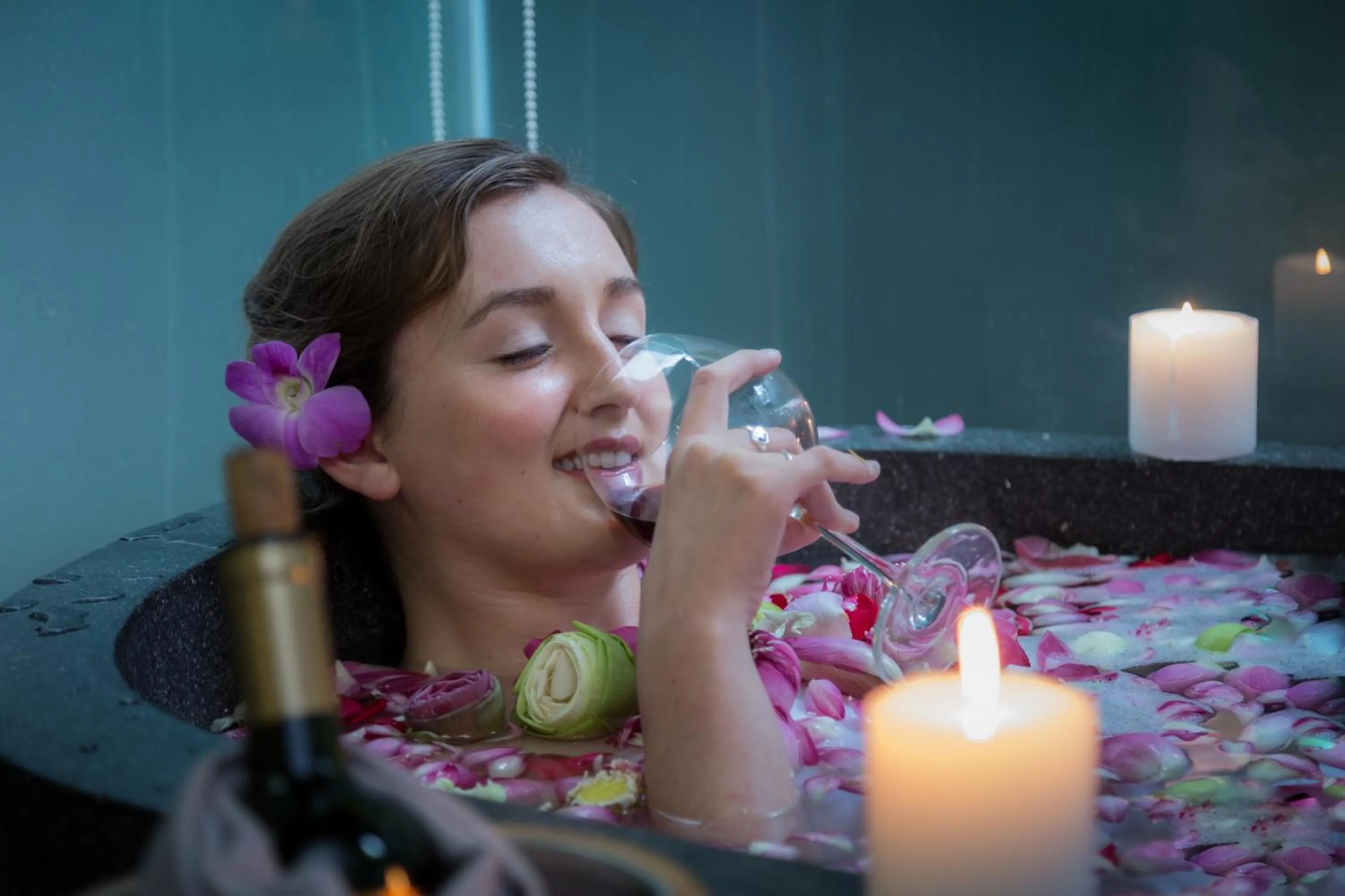 Bathroom in Damrei Residence & Spa