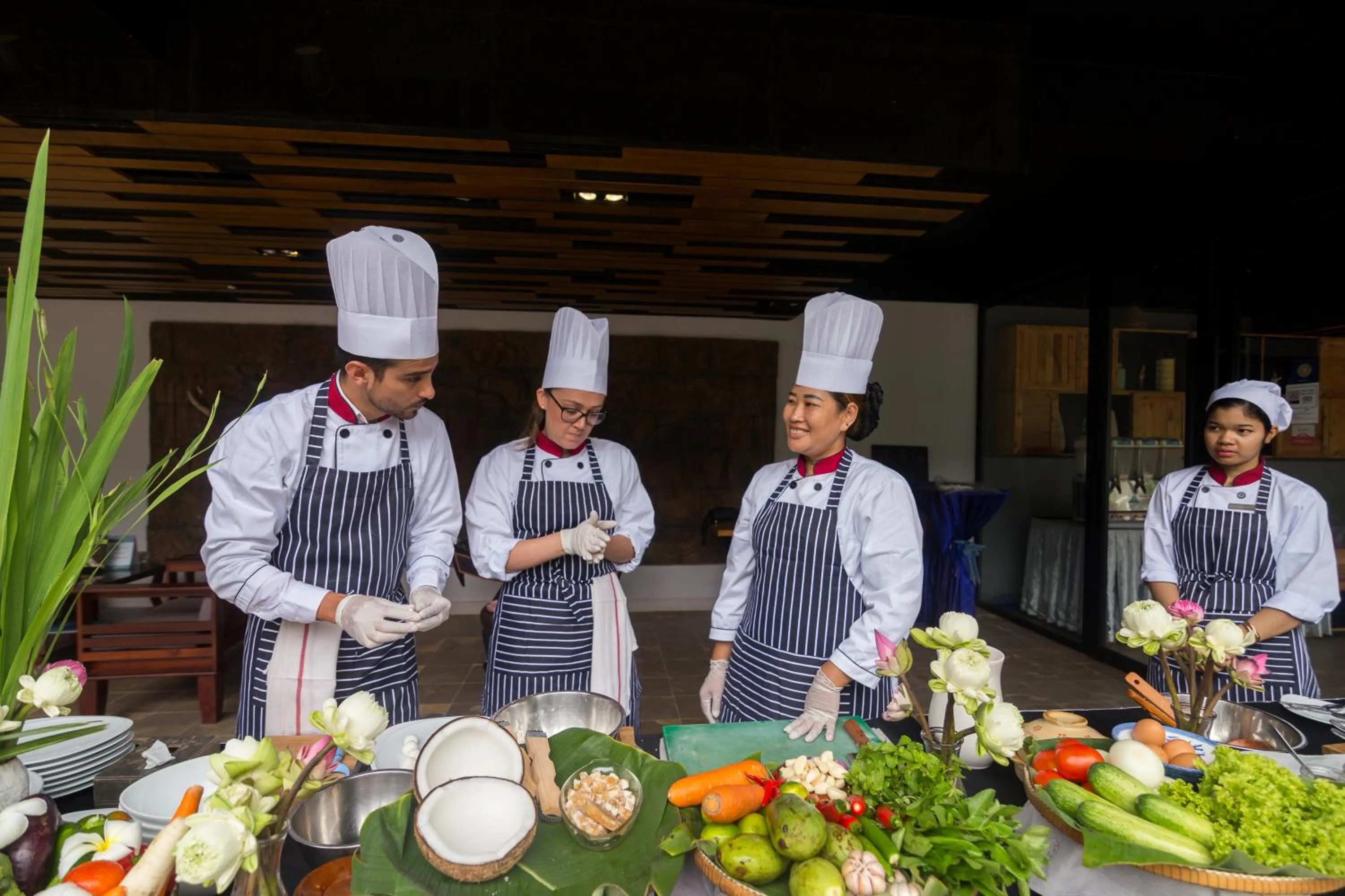 Restaurant/places to eat in Damrei Residence & Spa