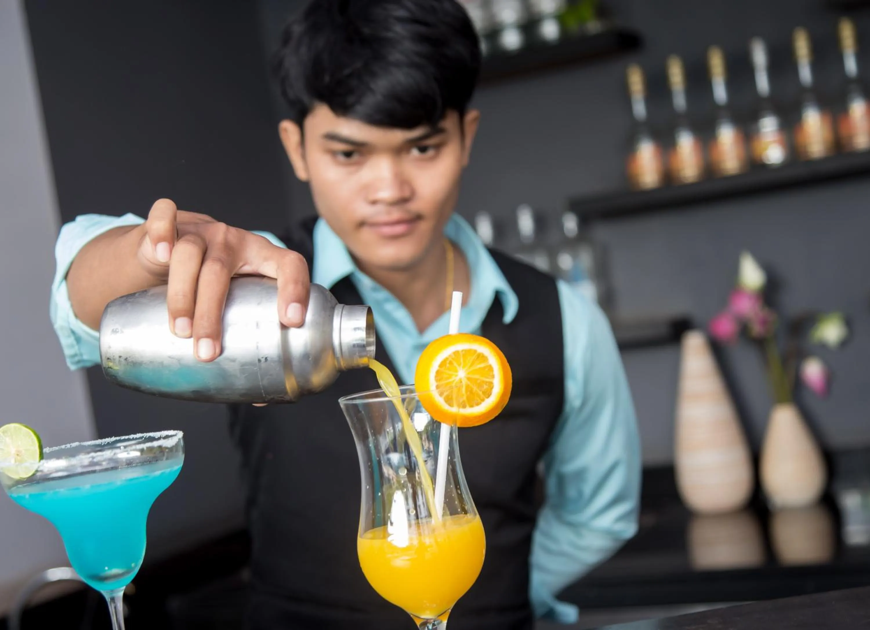 Lounge or bar in Damrei Residence & Spa