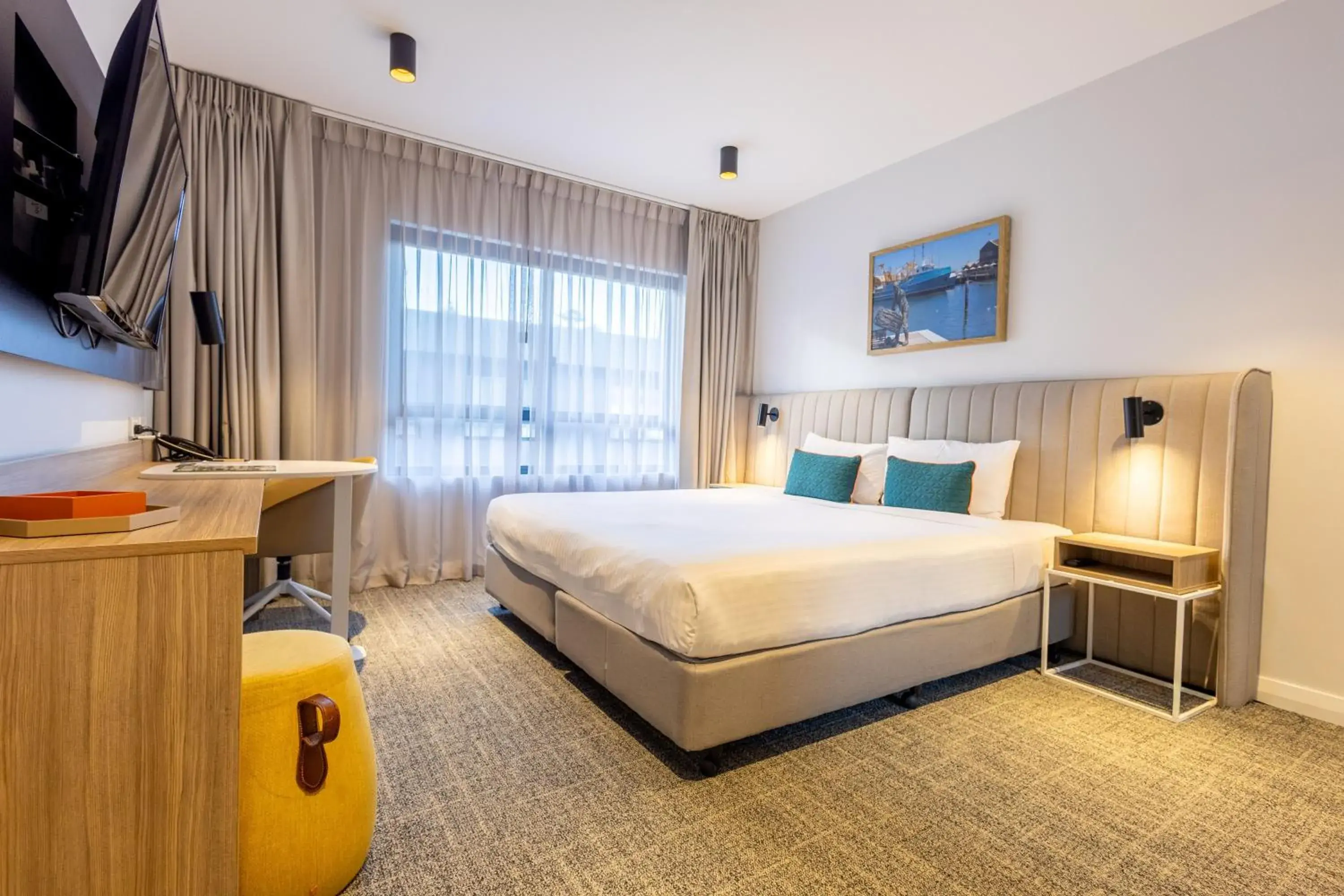 Bed in Quest Fremantle Bed in Quest Fremantle