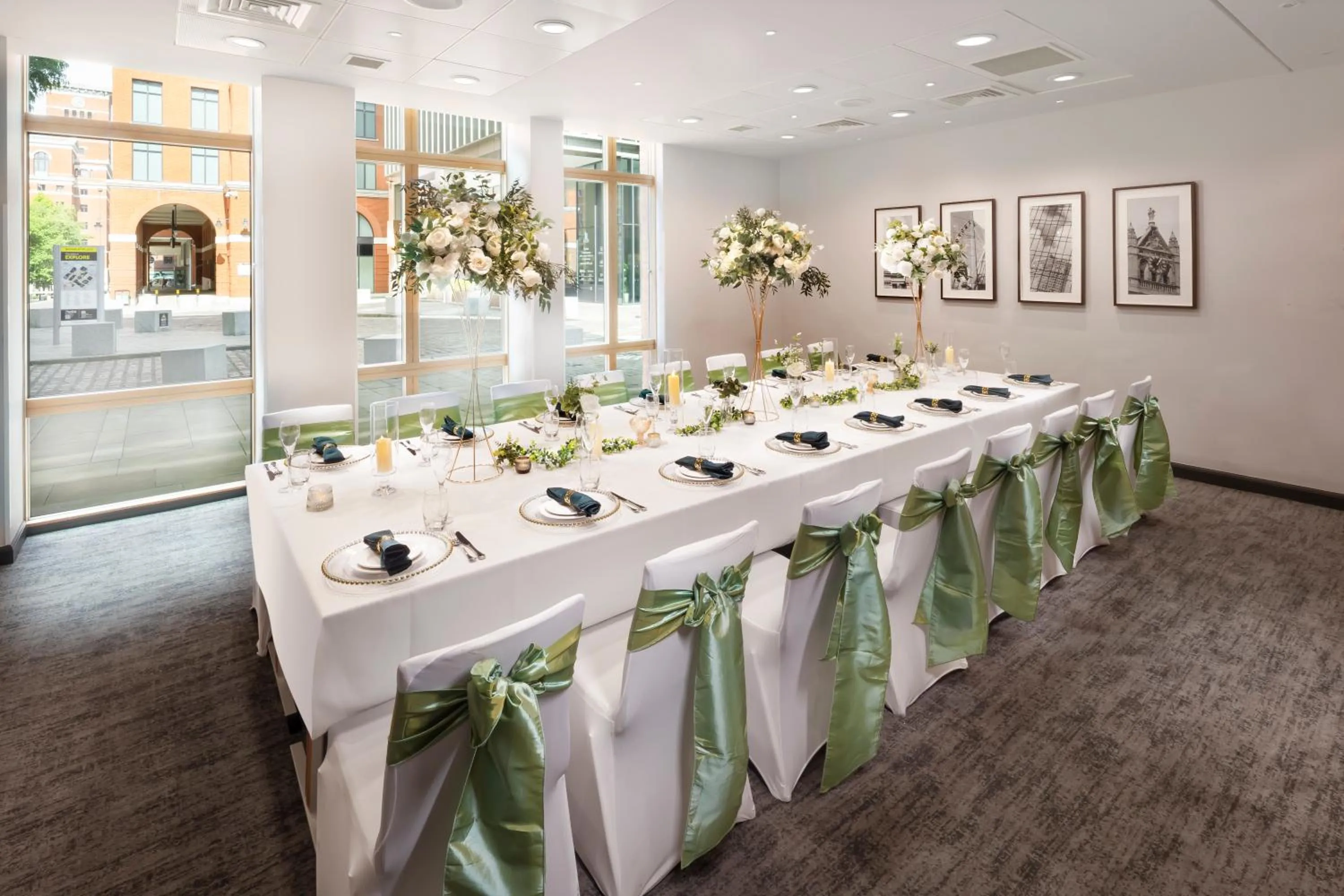 Dinner in Hilton Garden Inn Birmingham Brindley Place