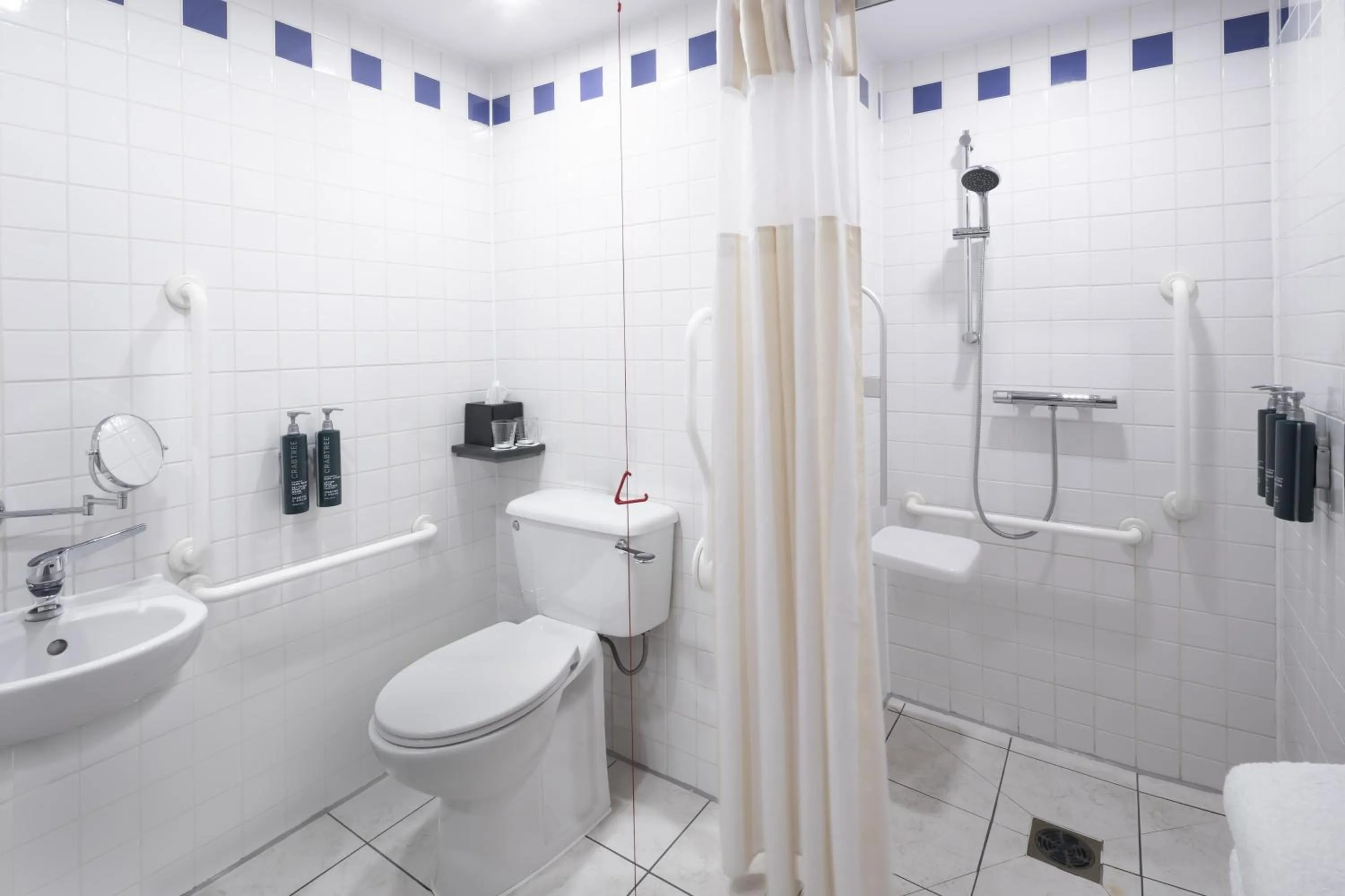 Bathroom in Hilton Garden Inn Birmingham Brindley Place