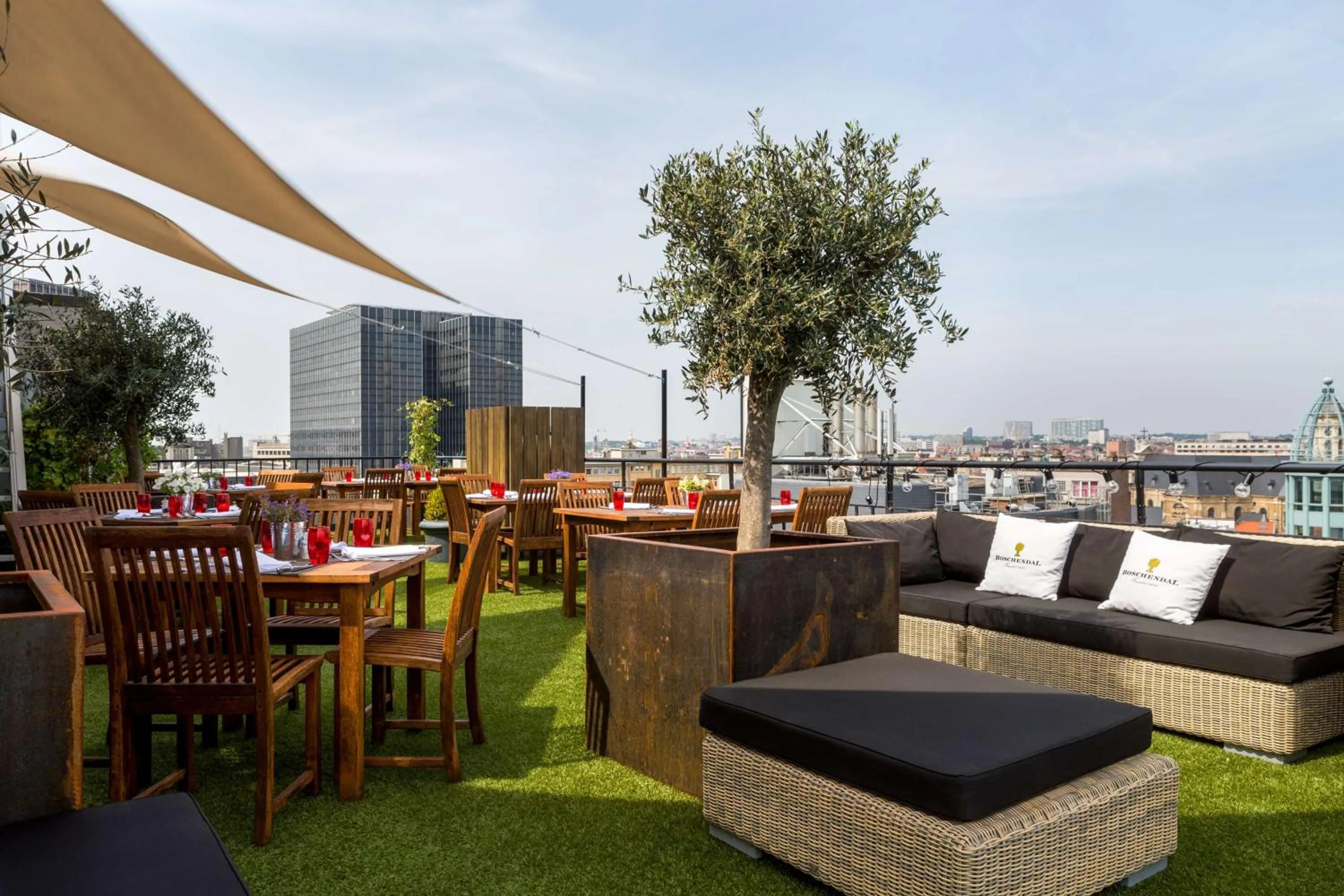 Patio in NH Collection Brussels Centre