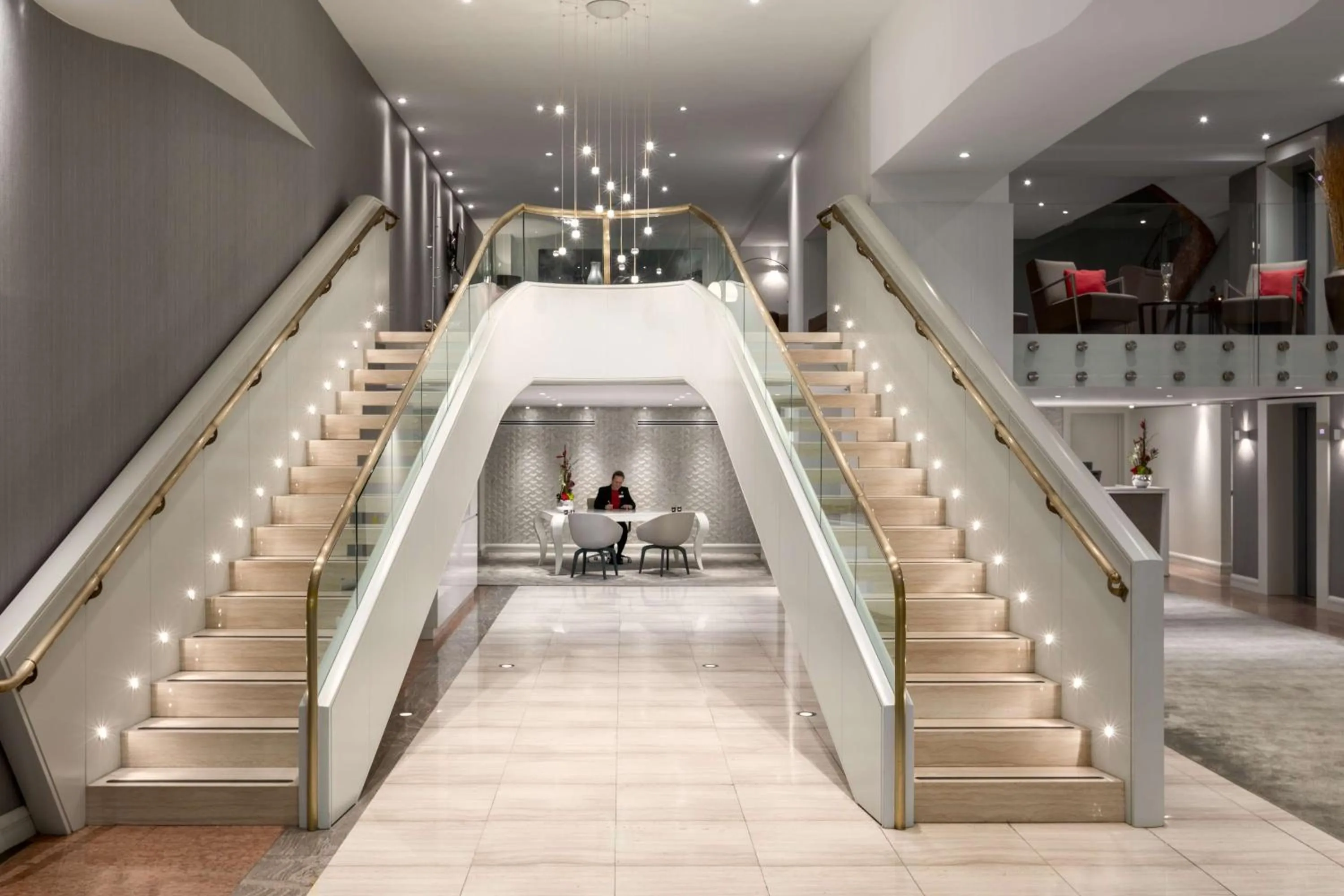 Lobby or reception in NH Collection Brussels Centre