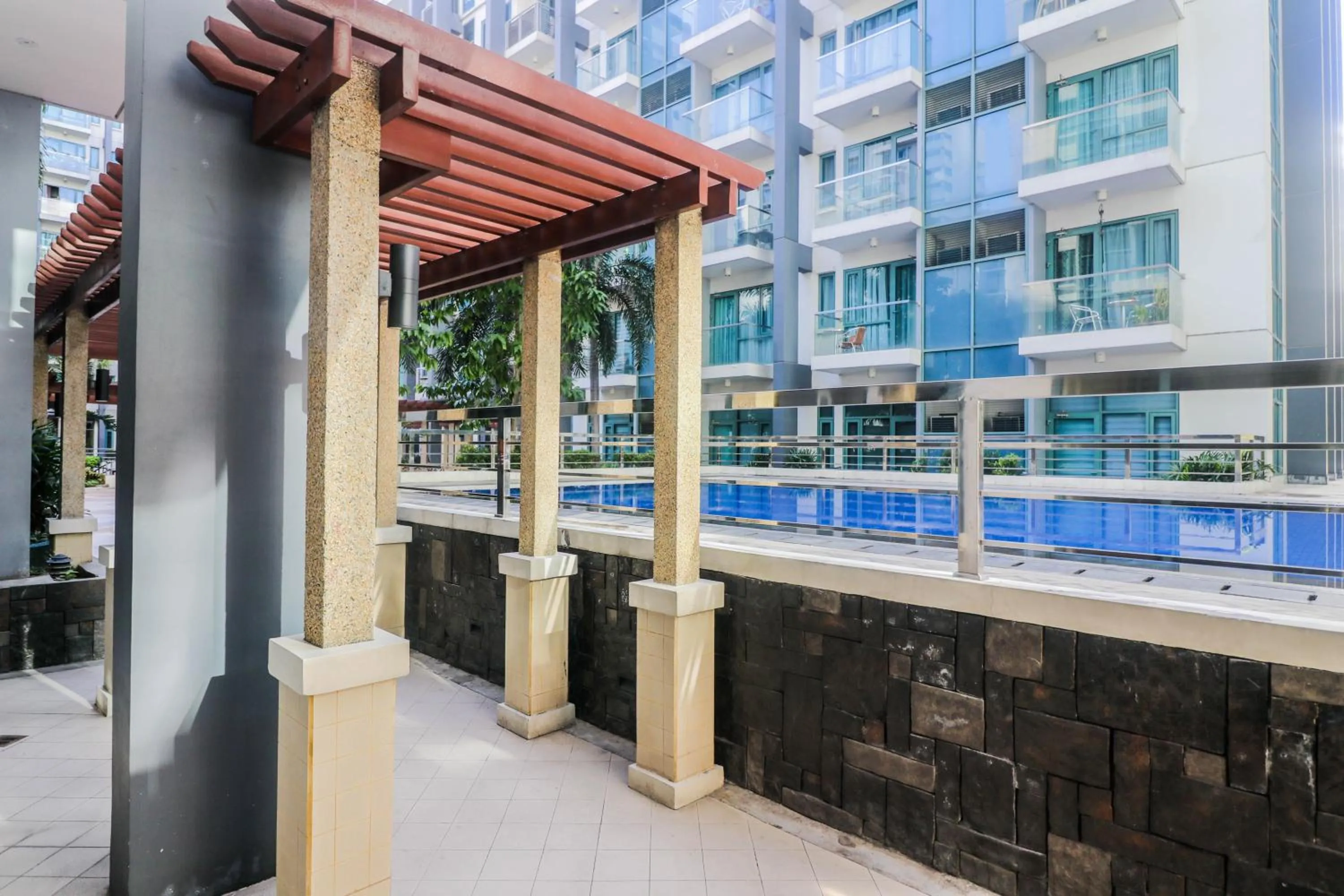 Swimming pool in PRS at One Palm Tree Villa near T3 Airport