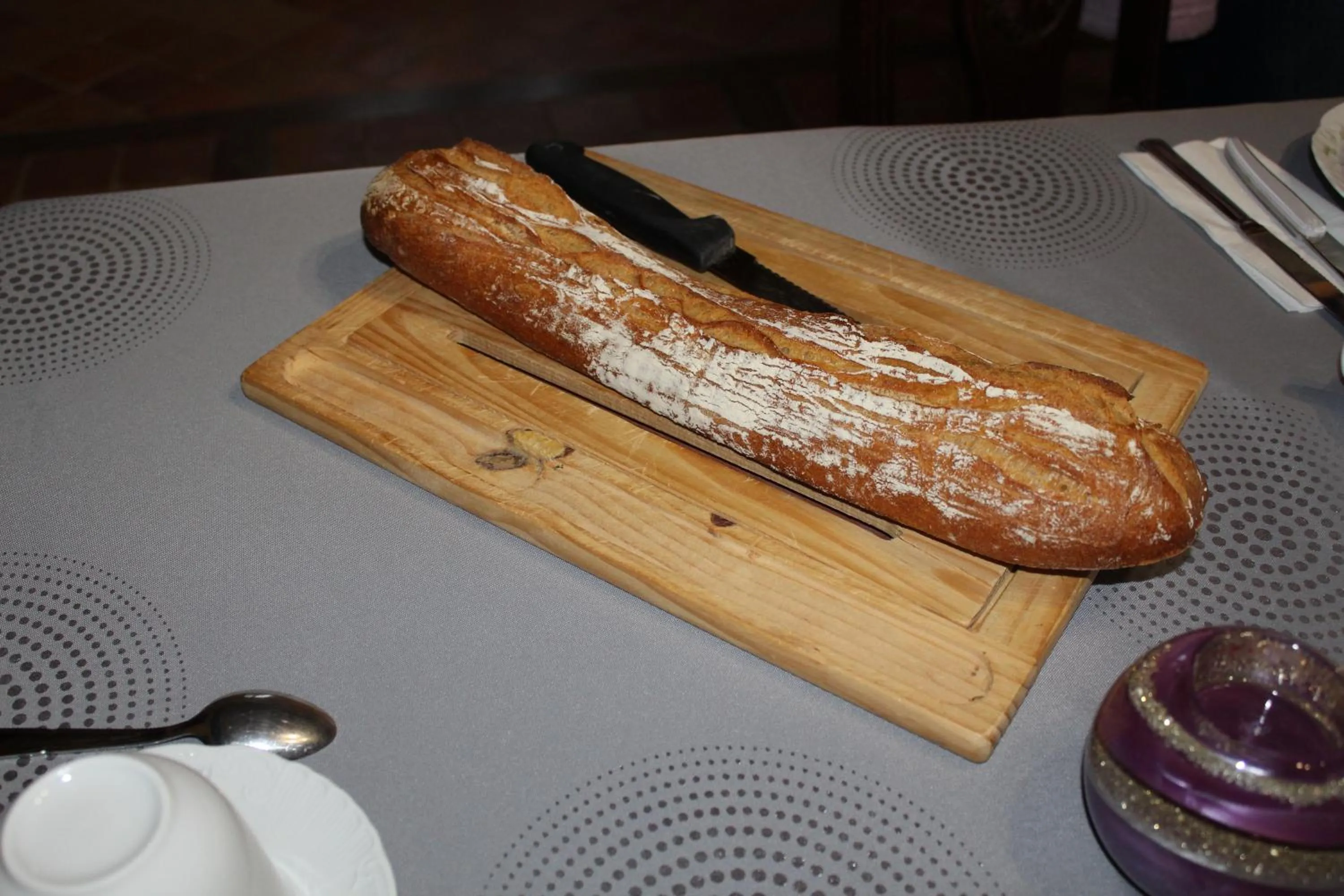 Continental breakfast in Domaine de la Touche Mosnay