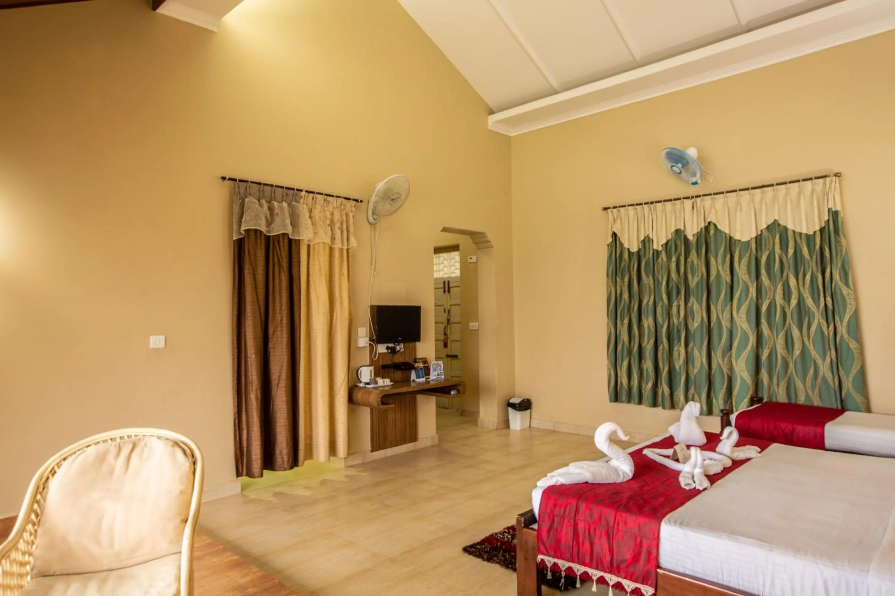Bed in KSTDC Hotel Mayura Valley View Madikeri