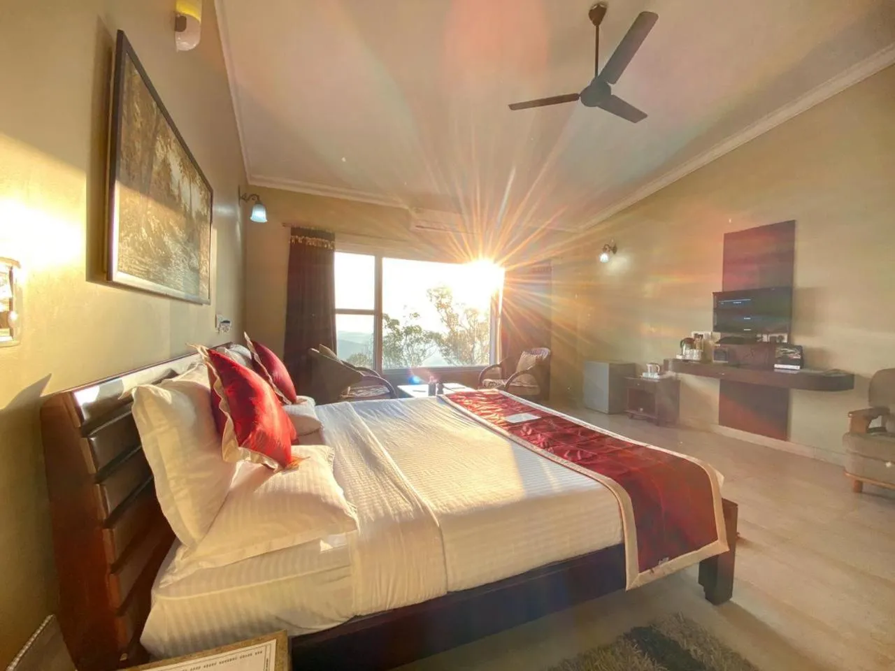 Bed in KSTDC Hotel Mayura Valley View Madikeri