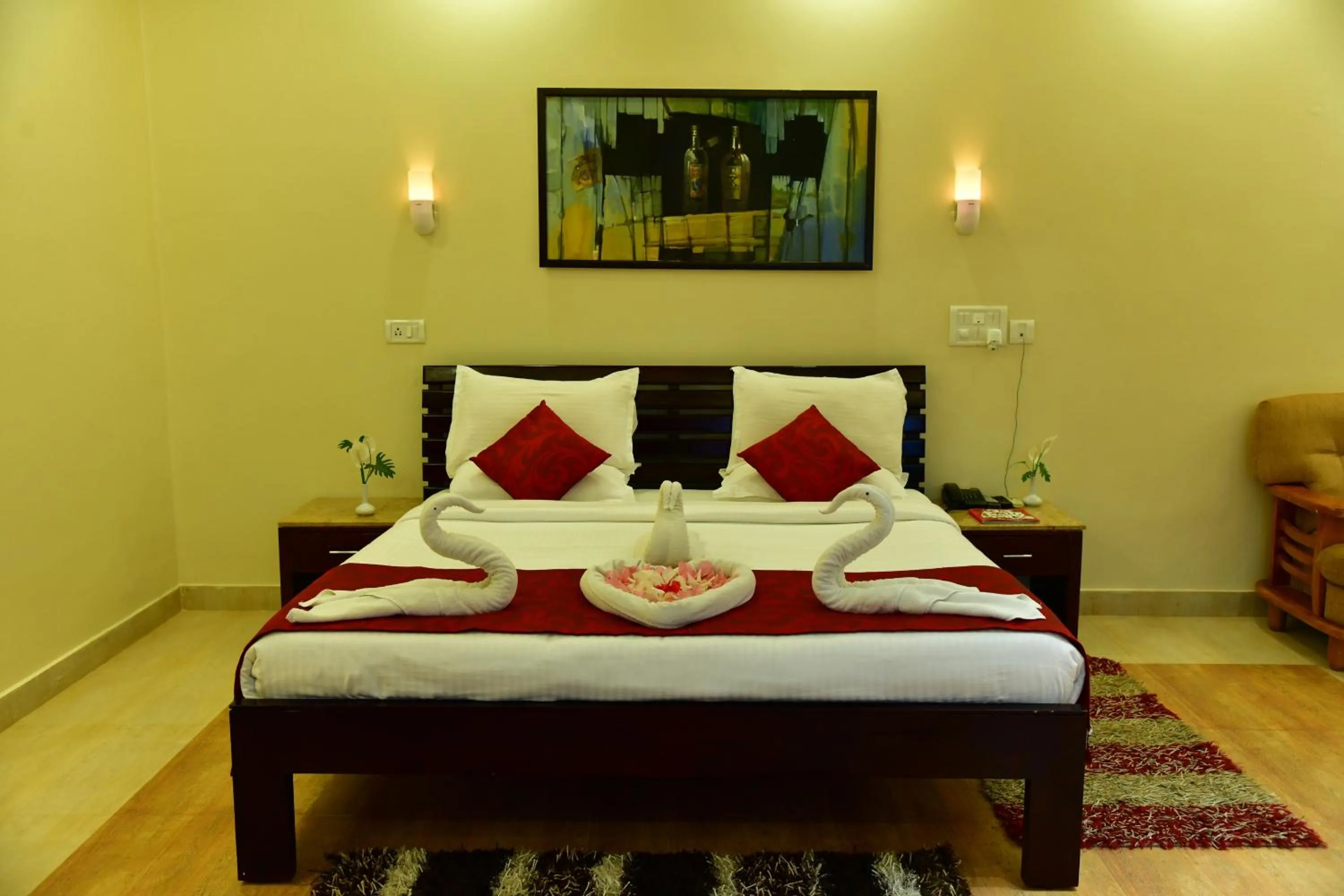 Bed in KSTDC Hotel Mayura Valley View Madikeri