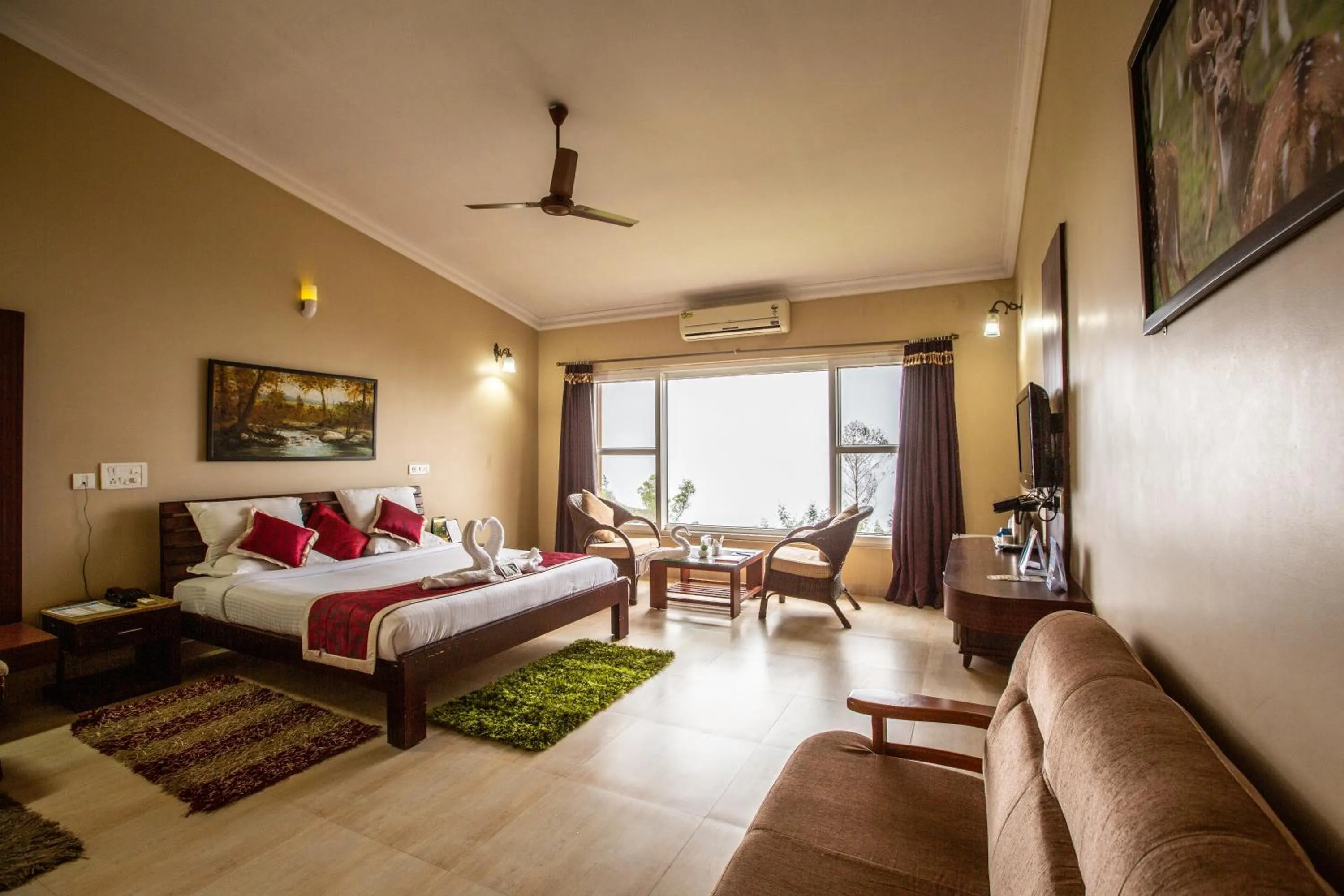 Bed in KSTDC Hotel Mayura Valley View Madikeri