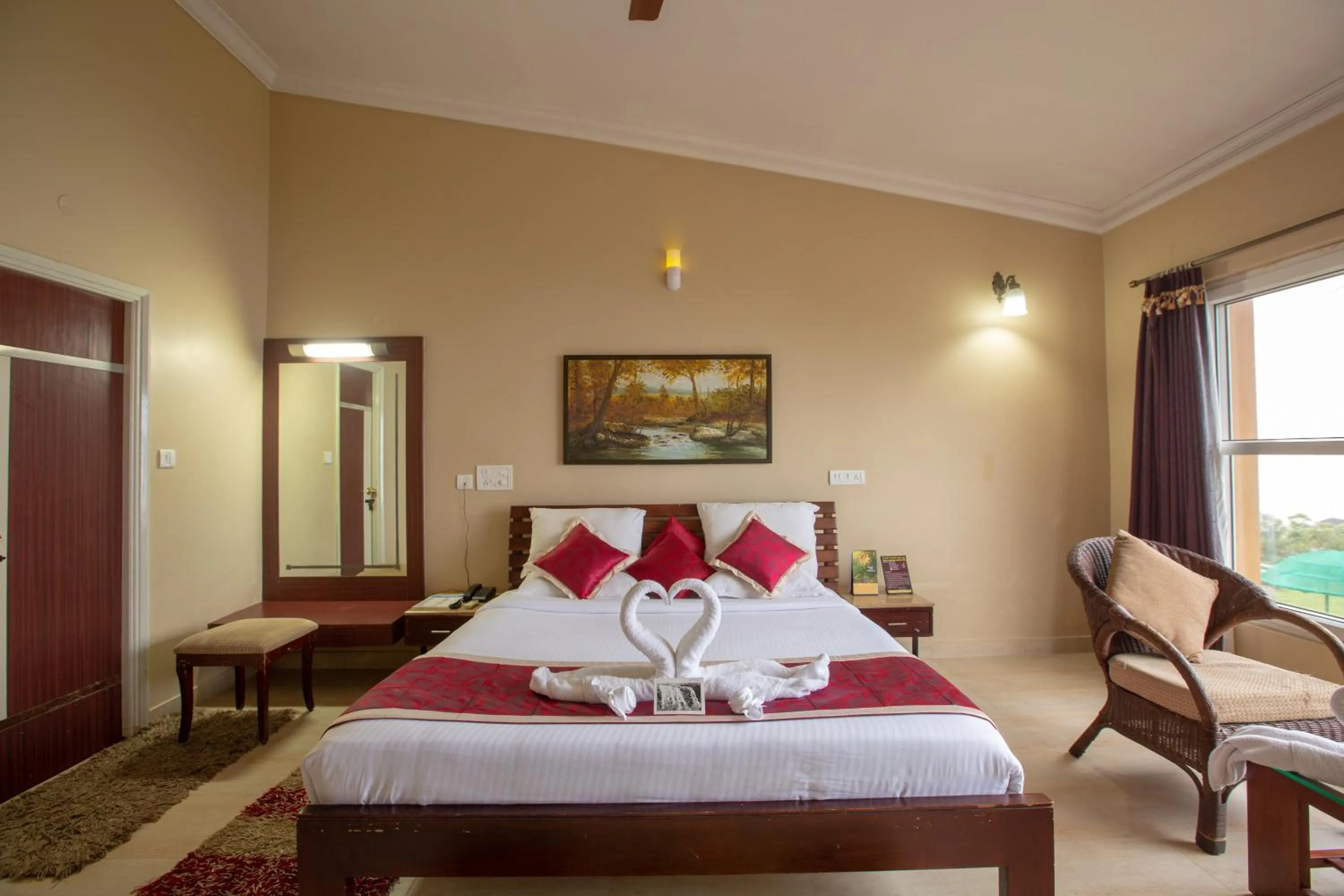 Bed in KSTDC Hotel Mayura Valley View Madikeri