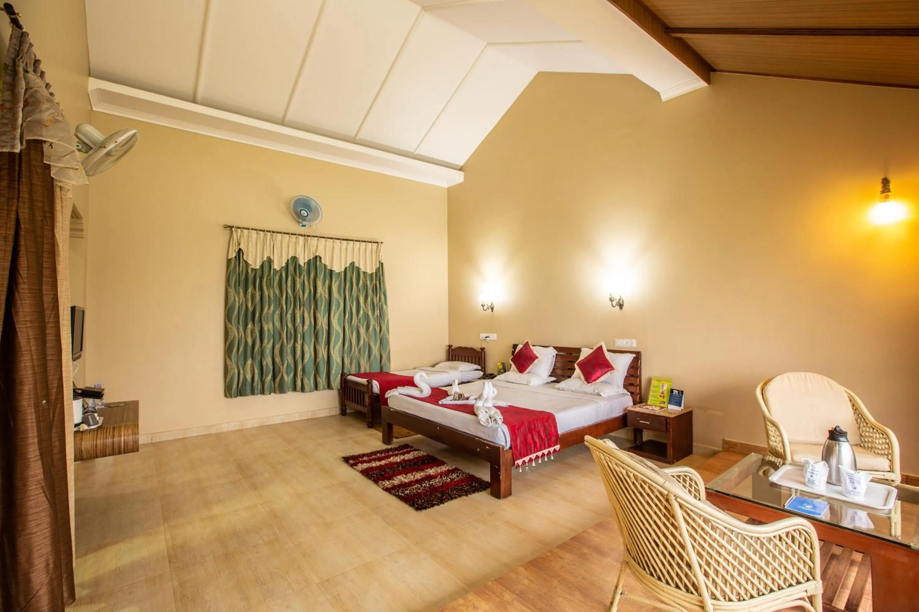 Bed in KSTDC Hotel Mayura Valley View Madikeri