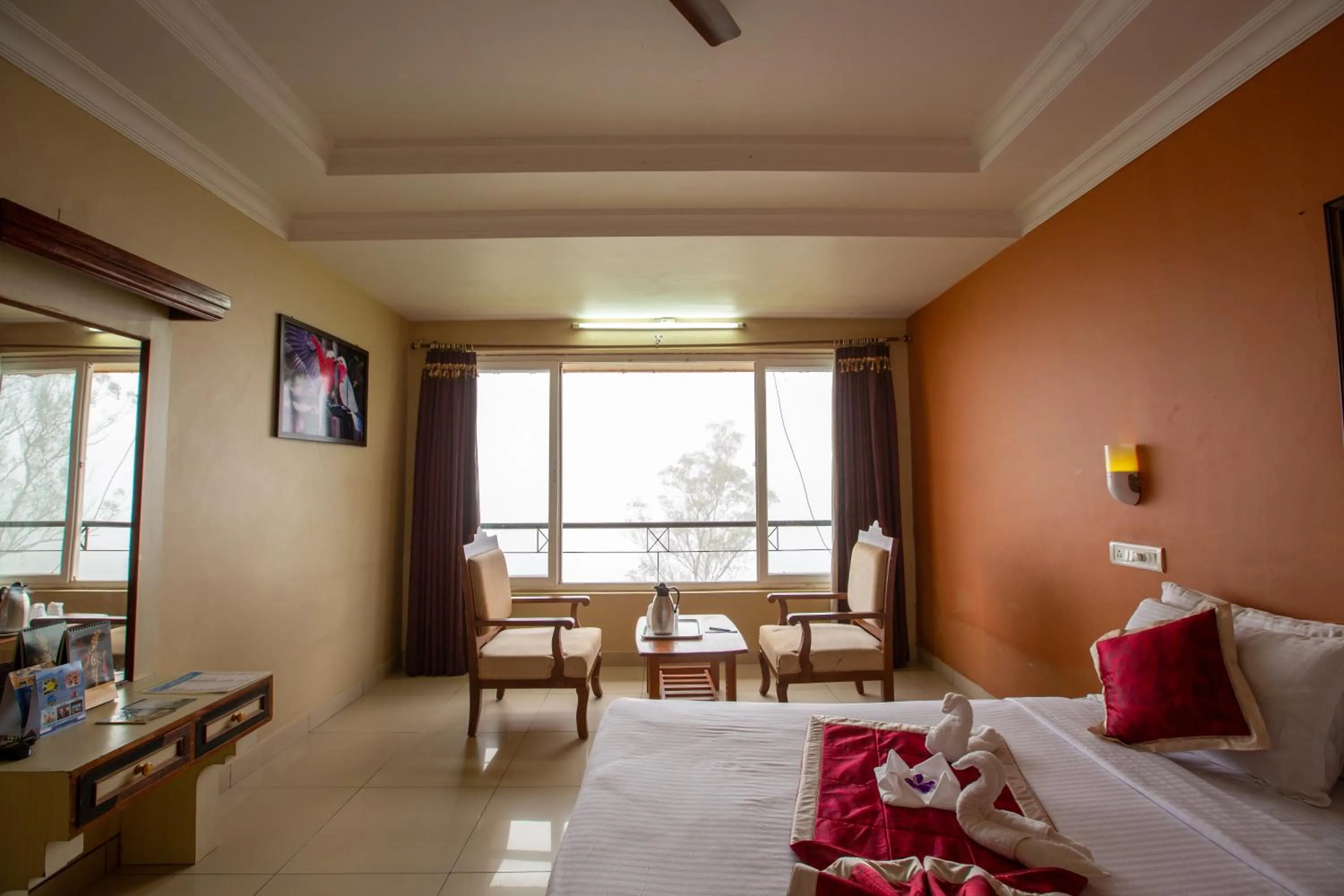 Bed in KSTDC Hotel Mayura Valley View Madikeri