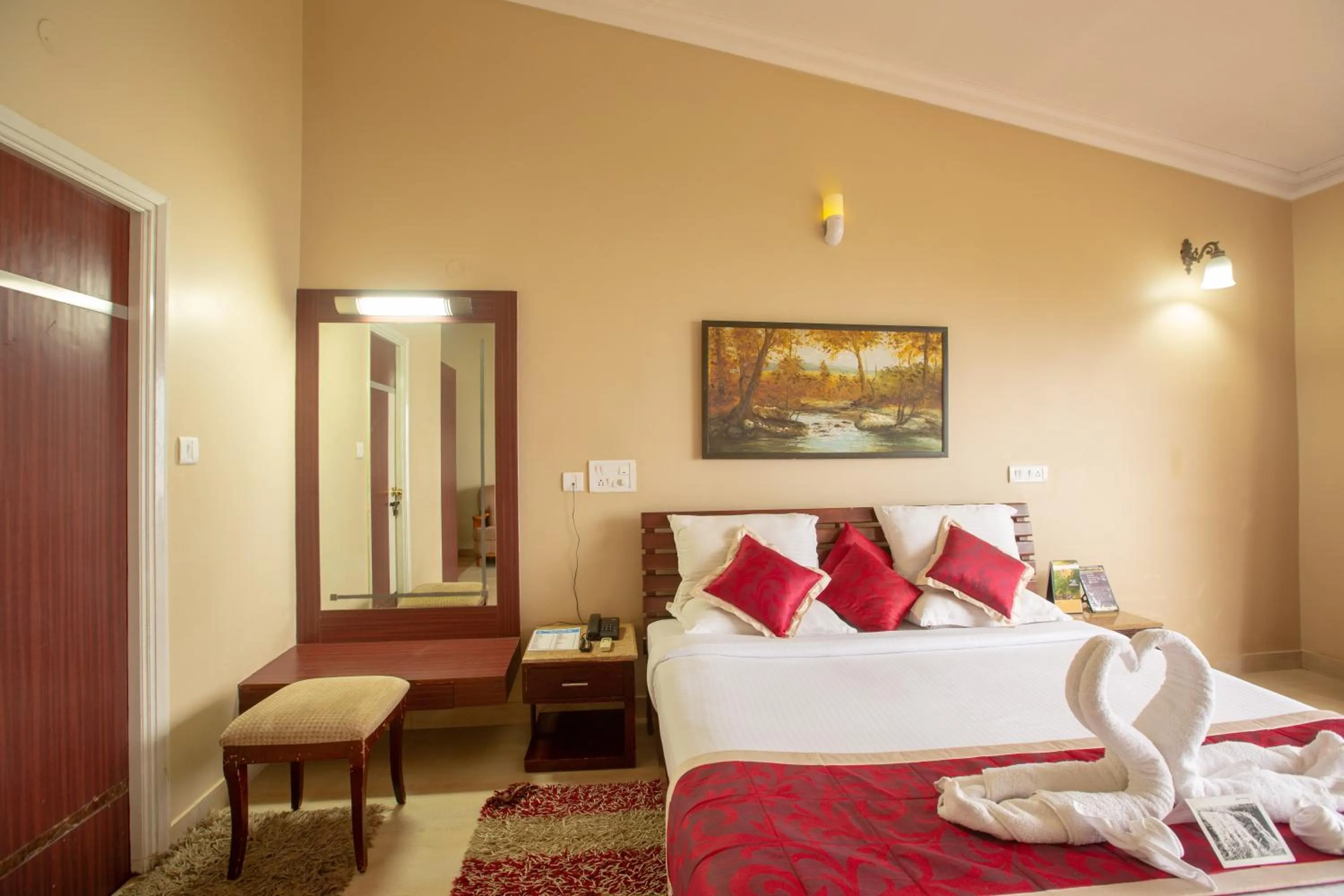 Bed in KSTDC Hotel Mayura Valley View Madikeri