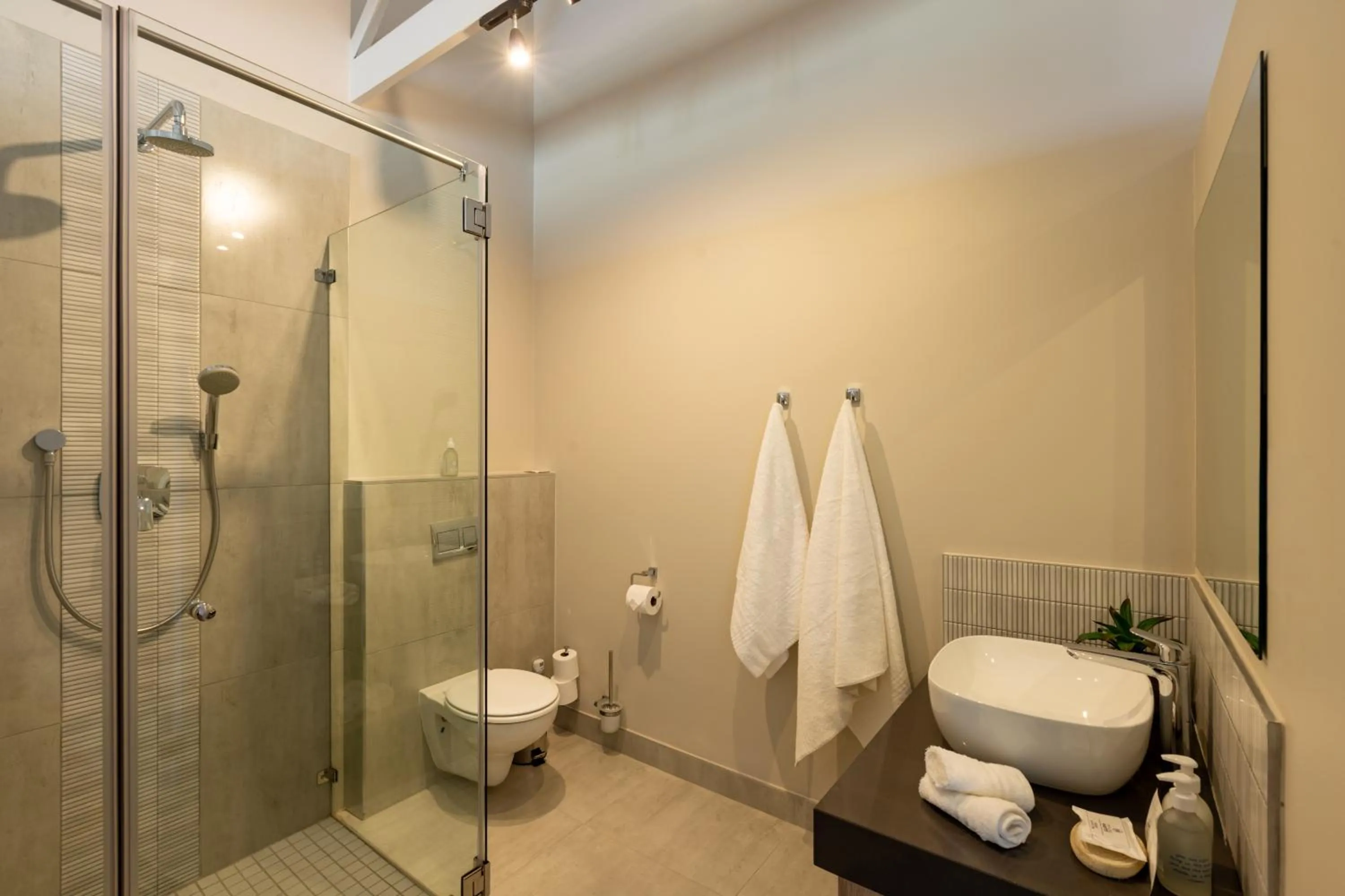 Shower in Intle Boutique Hotel
