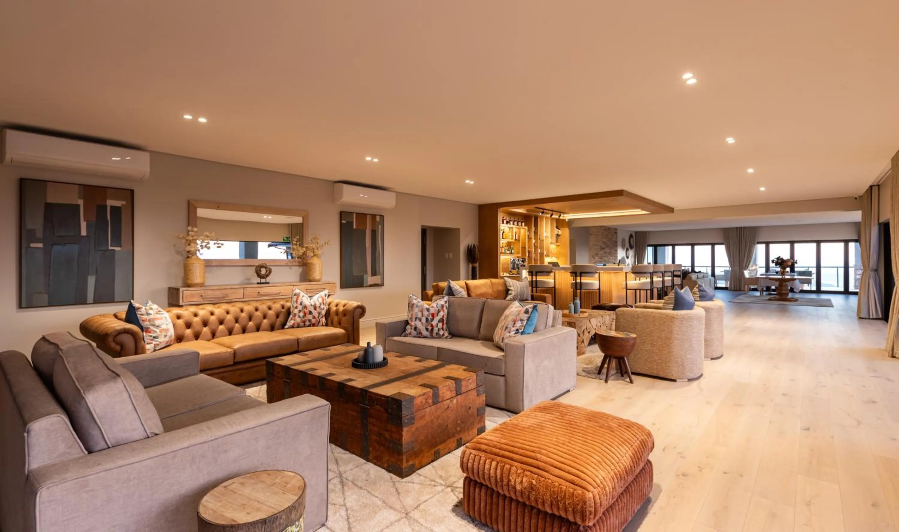 Seating area in Intle Boutique Hotel