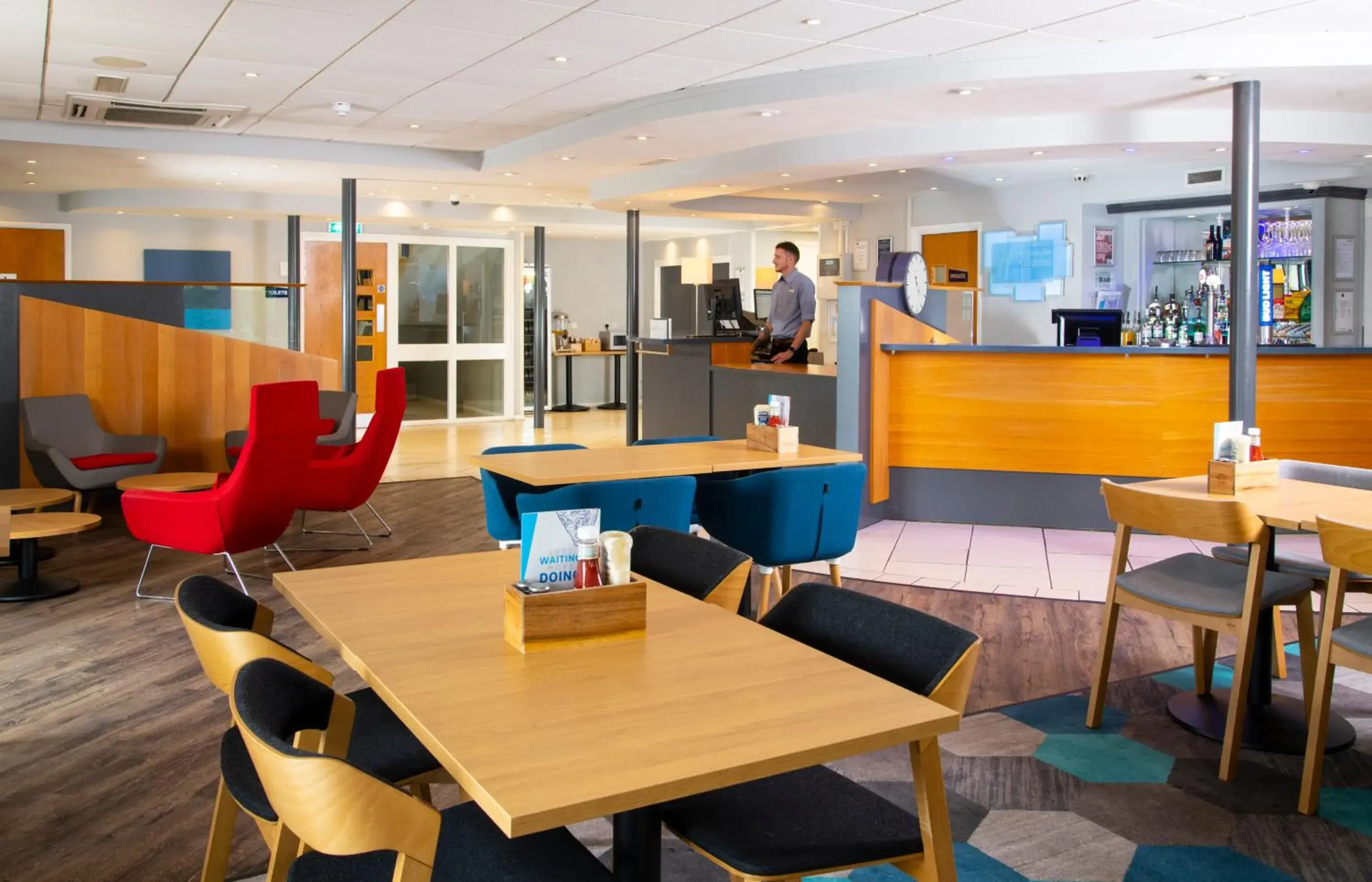 Lobby or reception in Holiday Inn Express Peterborough by IHG Lobby or reception in Holiday Inn Express Peterborough by IHG